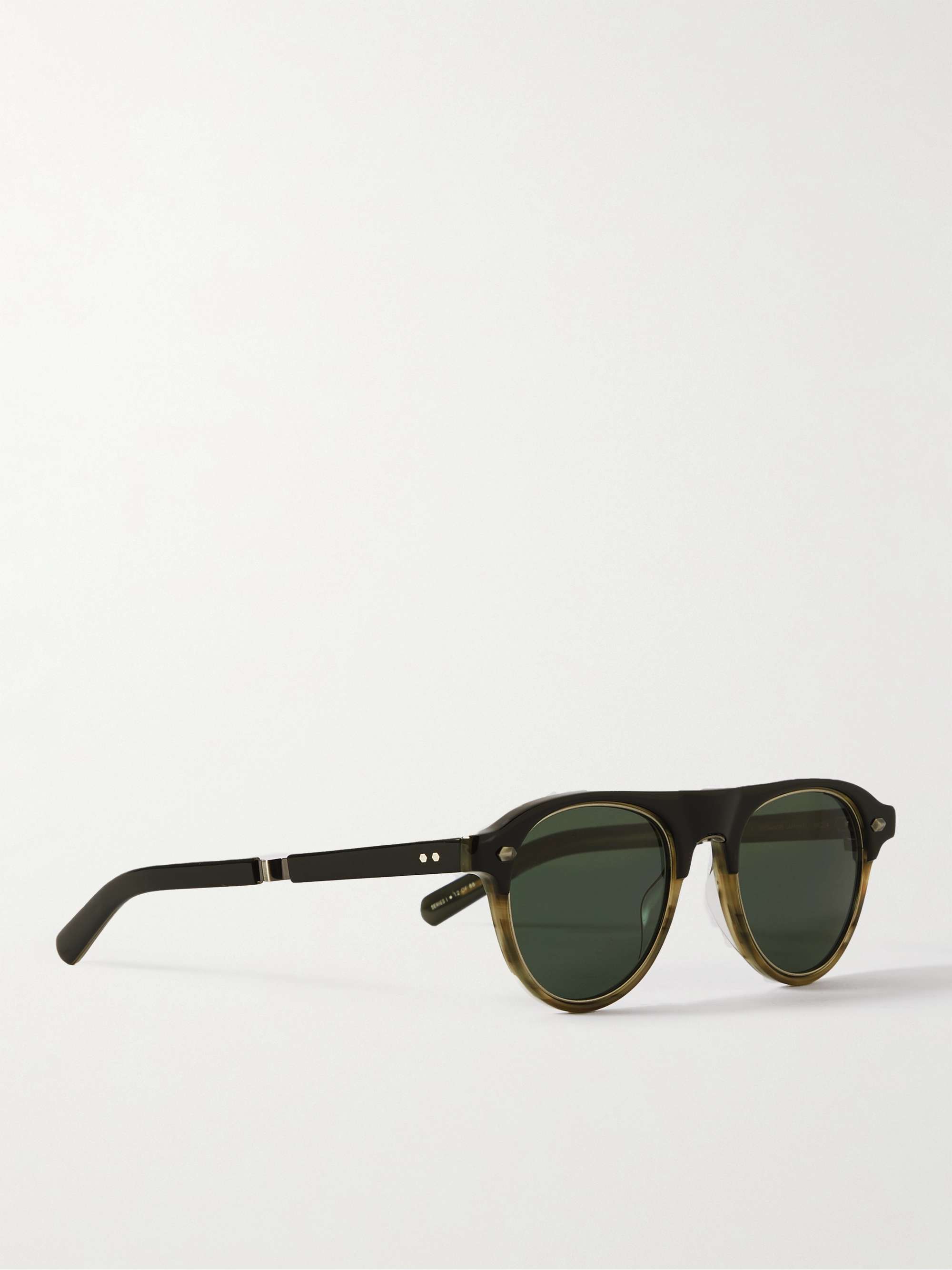 MR LEIGHT Stahl Aviator-Style Acetate Sunglasses