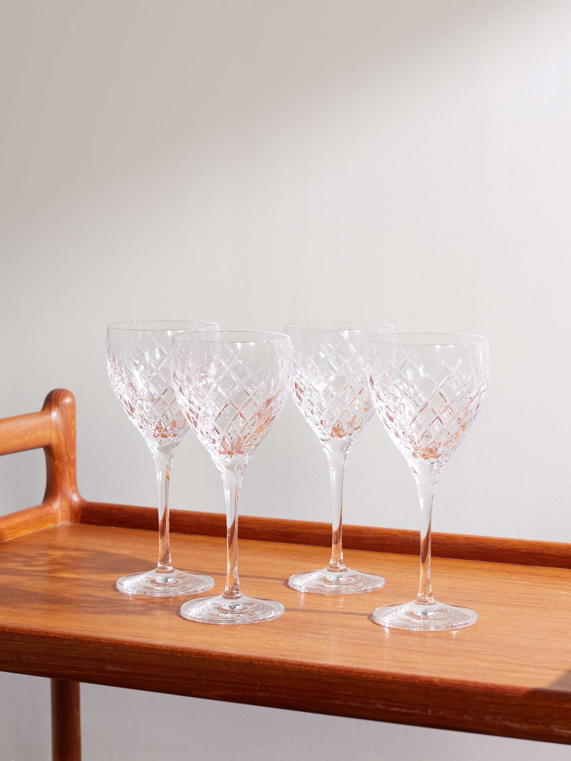 SOHO HOME Barwell Set of Four Crystal Red Wine Glasses