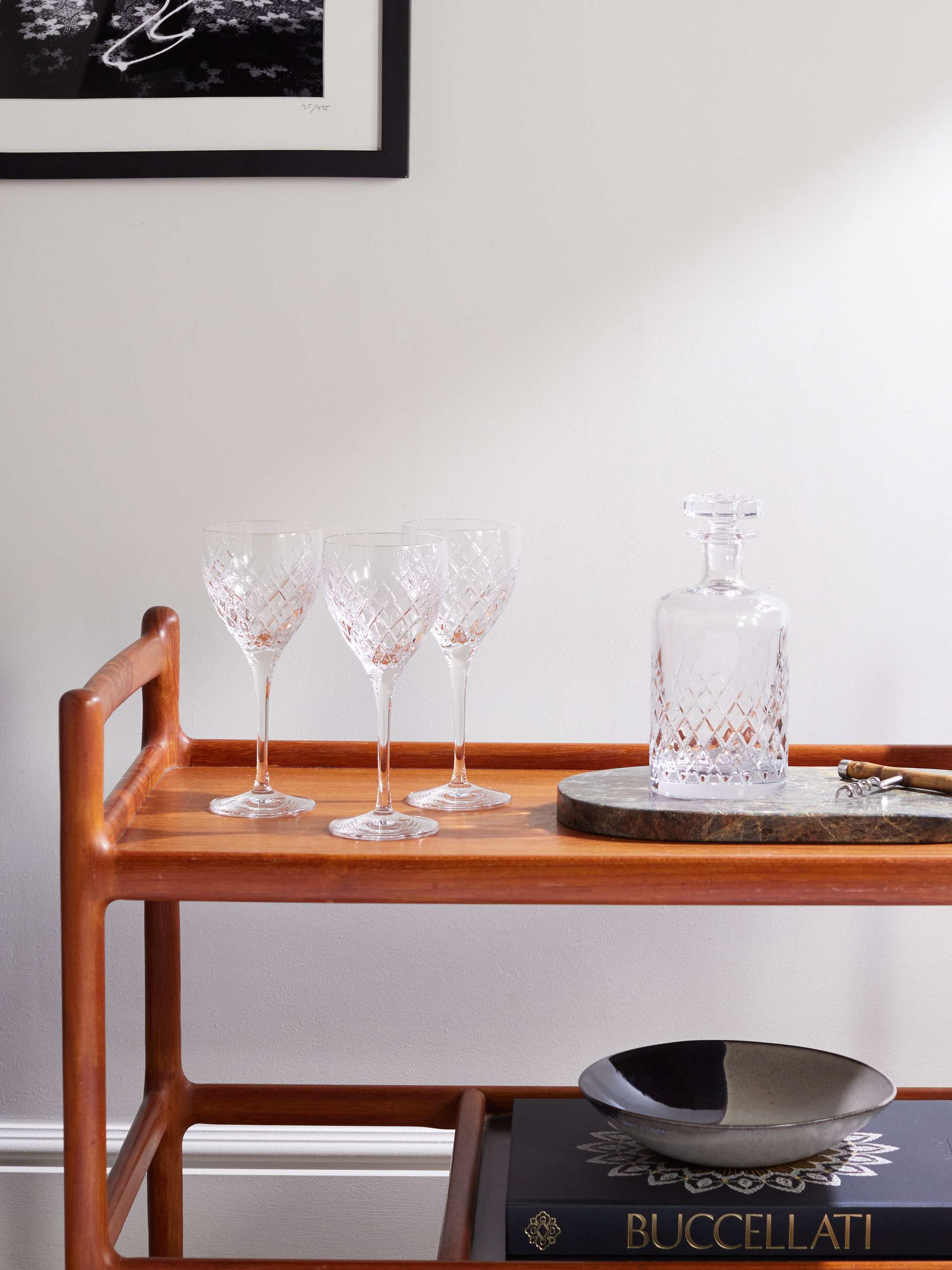 SOHO HOME Barwell Set of Four Crystal Red Wine Glasses