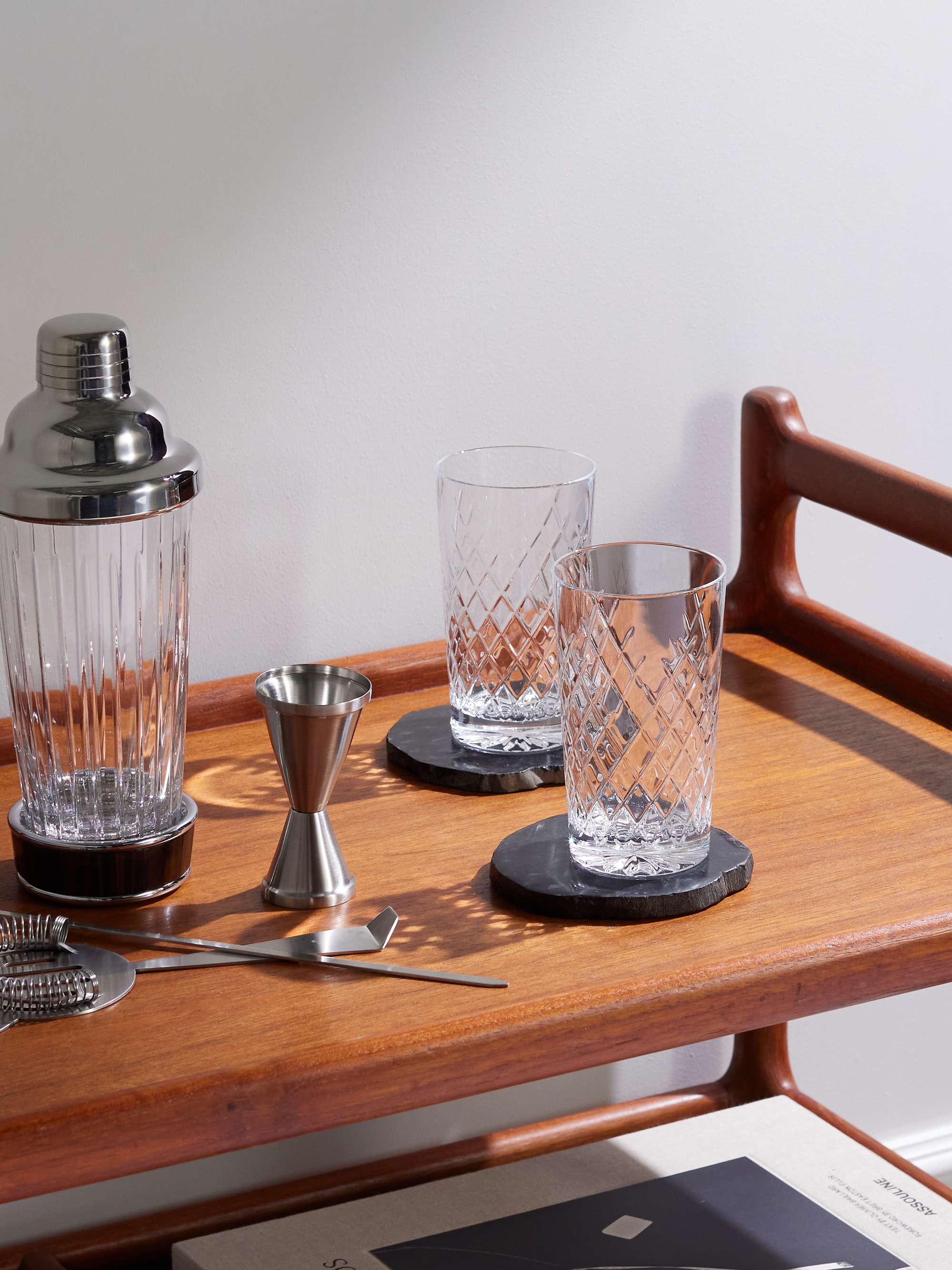 SOHO HOME Barwell Set of Four Crystal Highball Glasses