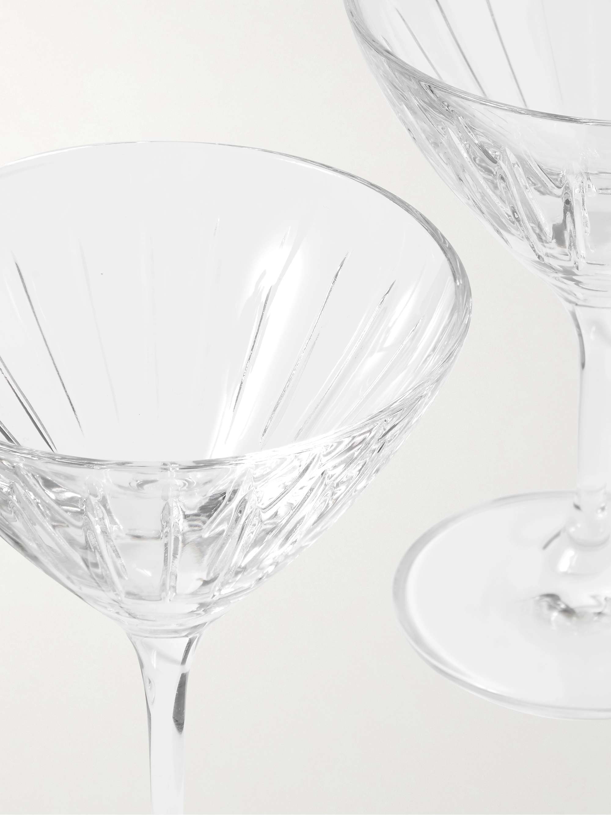 SOHO HOME Roebling Set of Four Crystal Cocktail Glasses