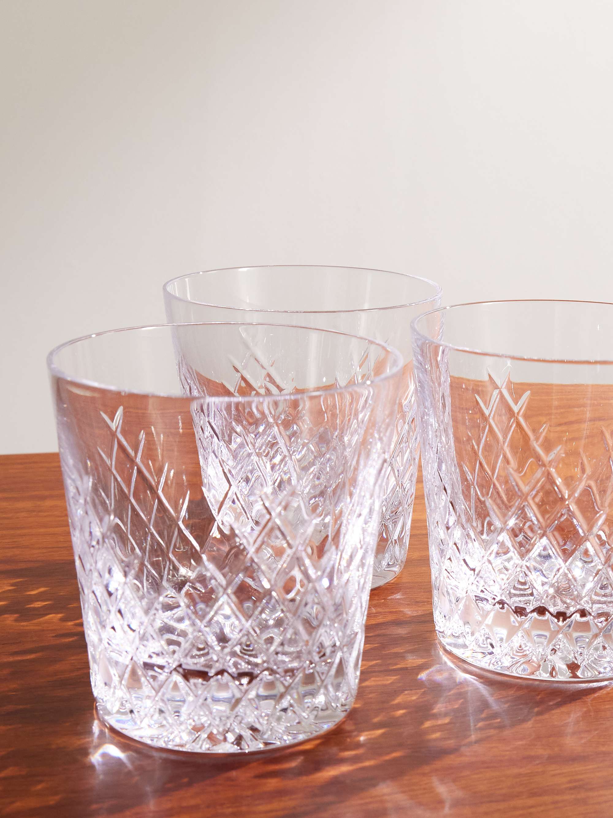 SOHO HOME Barwell Set of Four Crystal Rocks Glasses