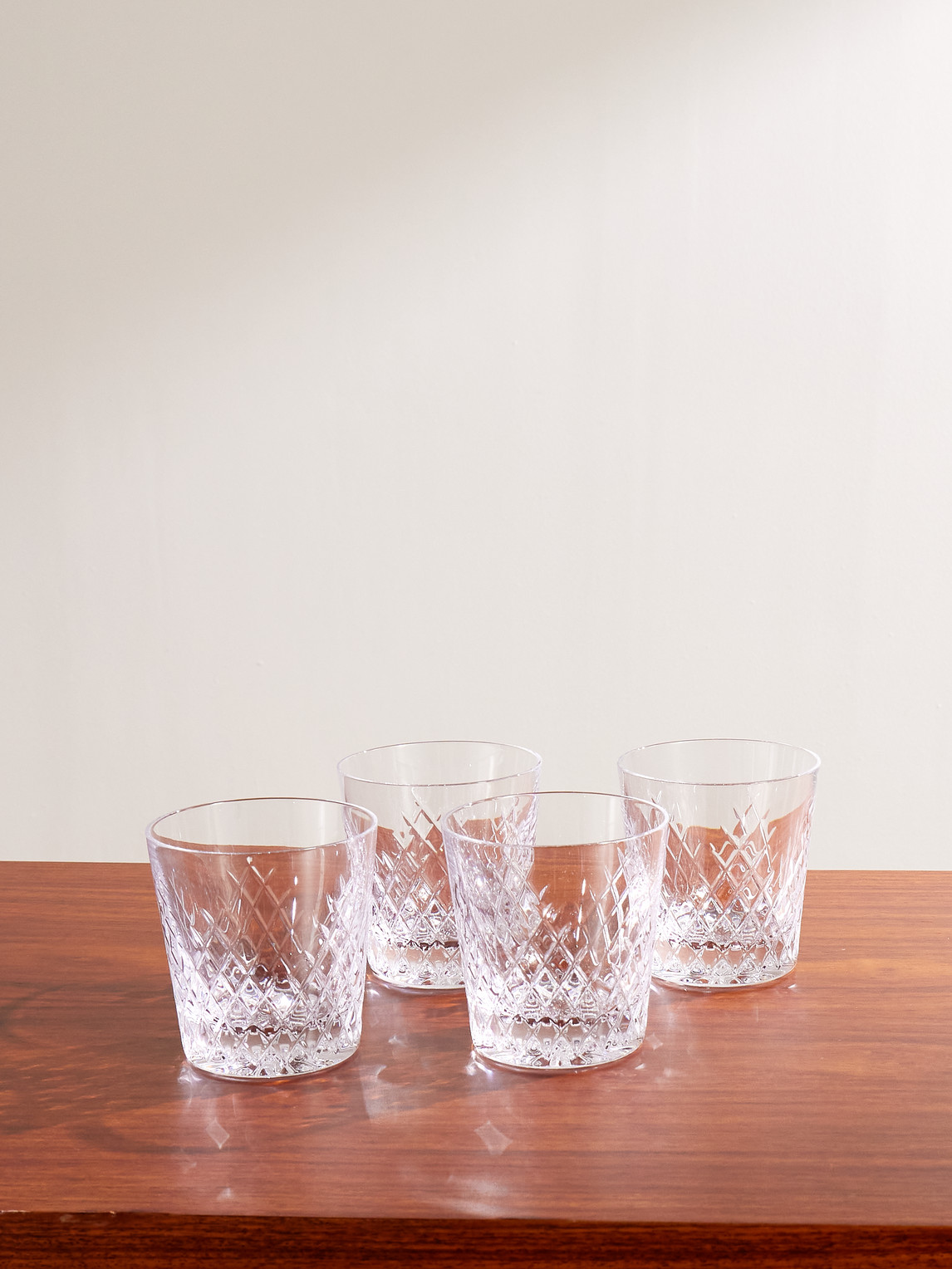 Soho Home Barwell Set of Four Crystal Rocks Glasses - Men