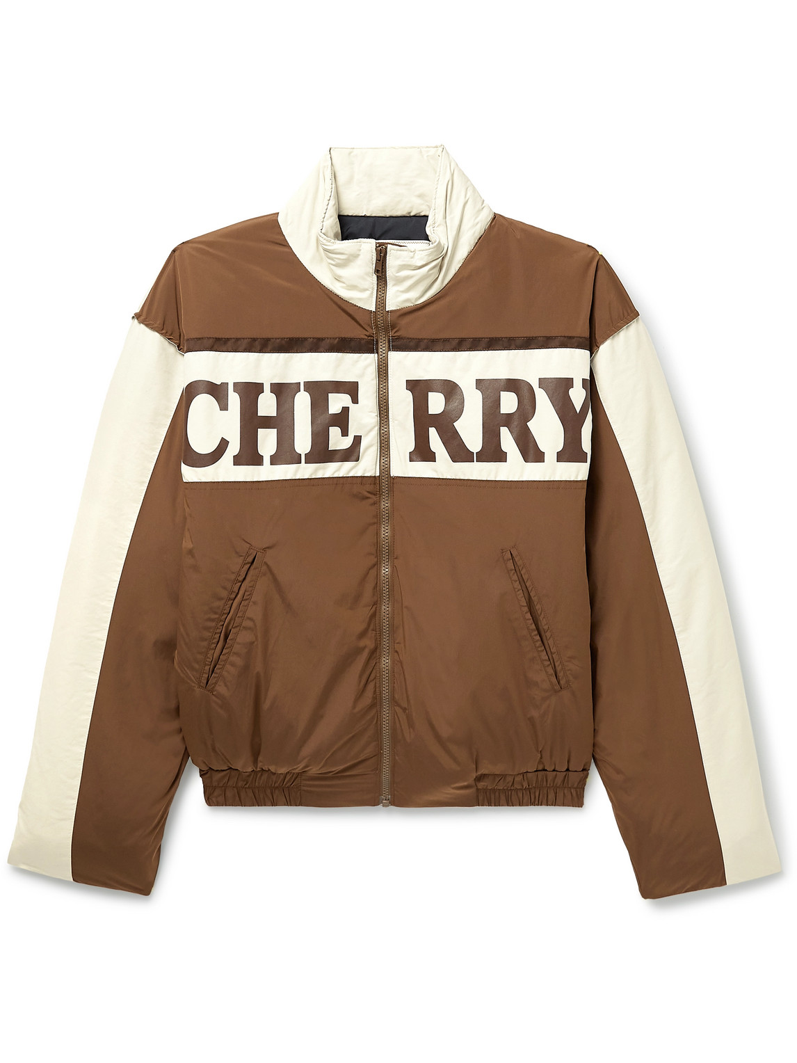 Pit Crew Logo-Print Padded Shell Jacket