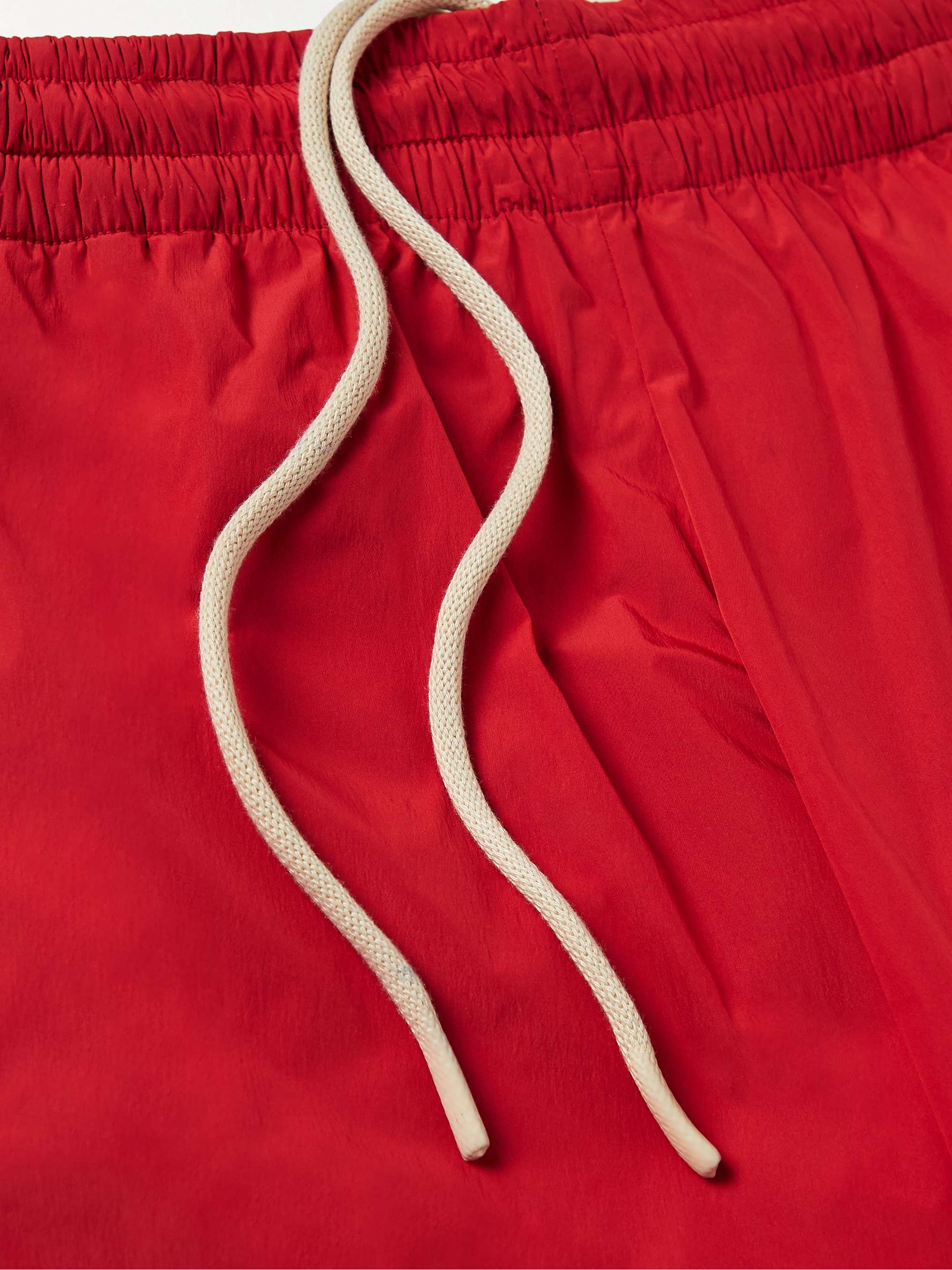 CHERRY LA Straight-Leg Logo-Print Recycled-Shell Track Pants