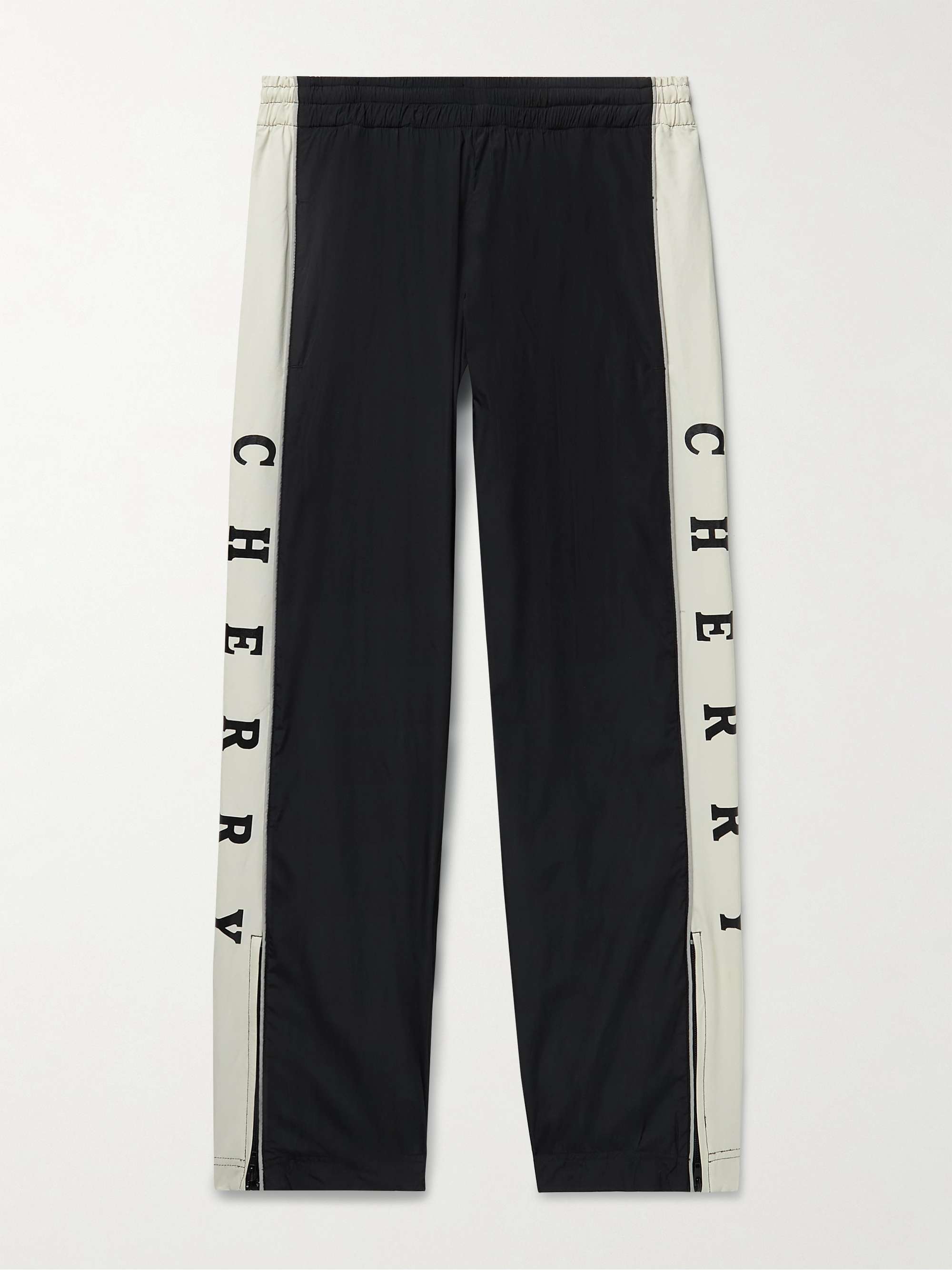 CHERRY LOS ANGELES Straight-Leg Logo-Print Recycled-Shell Track Pants for  Men