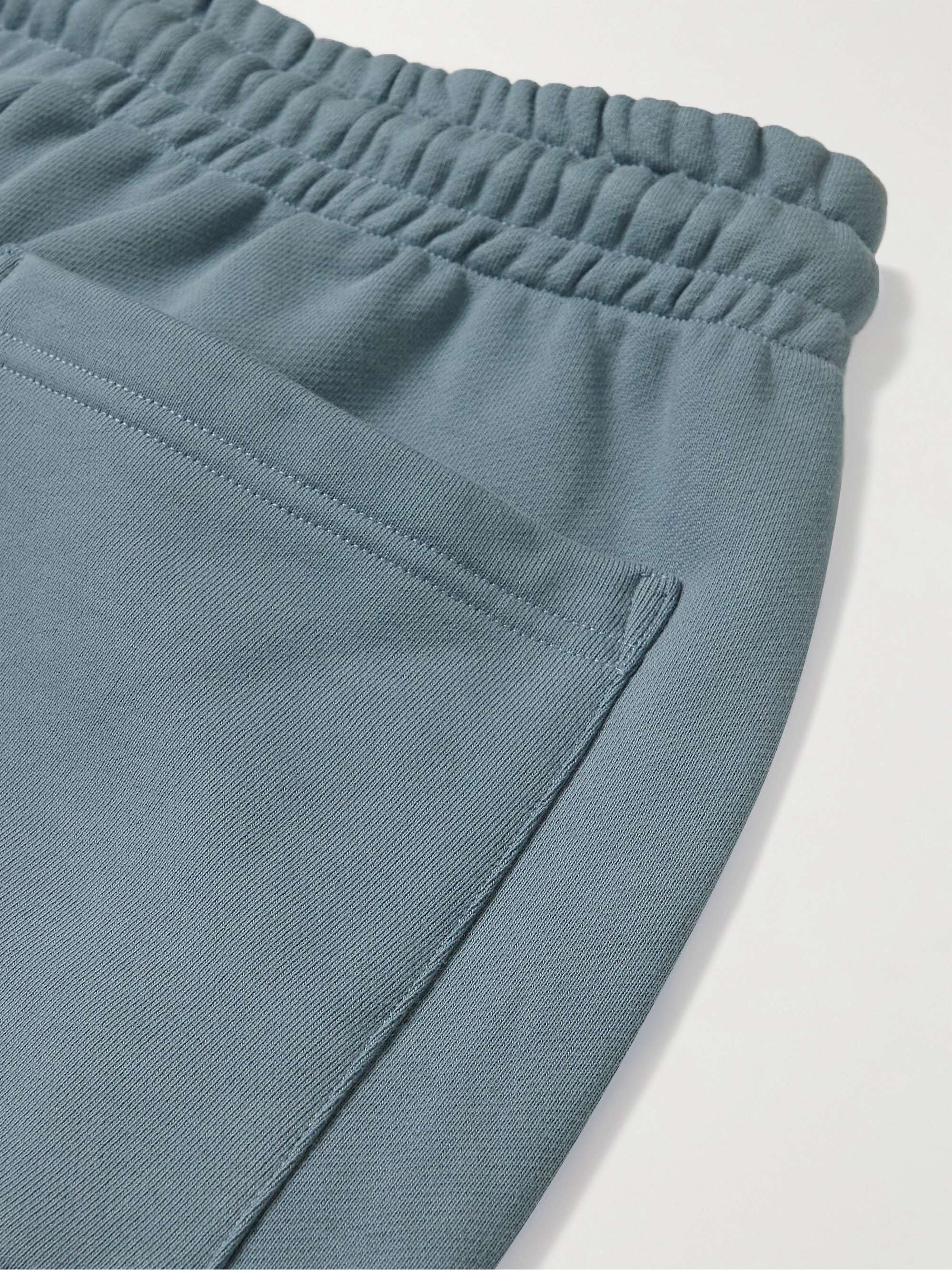 CHERRY LA Straight-Leg Logo-Appliquéd Cotton-Jersey Sweatpants