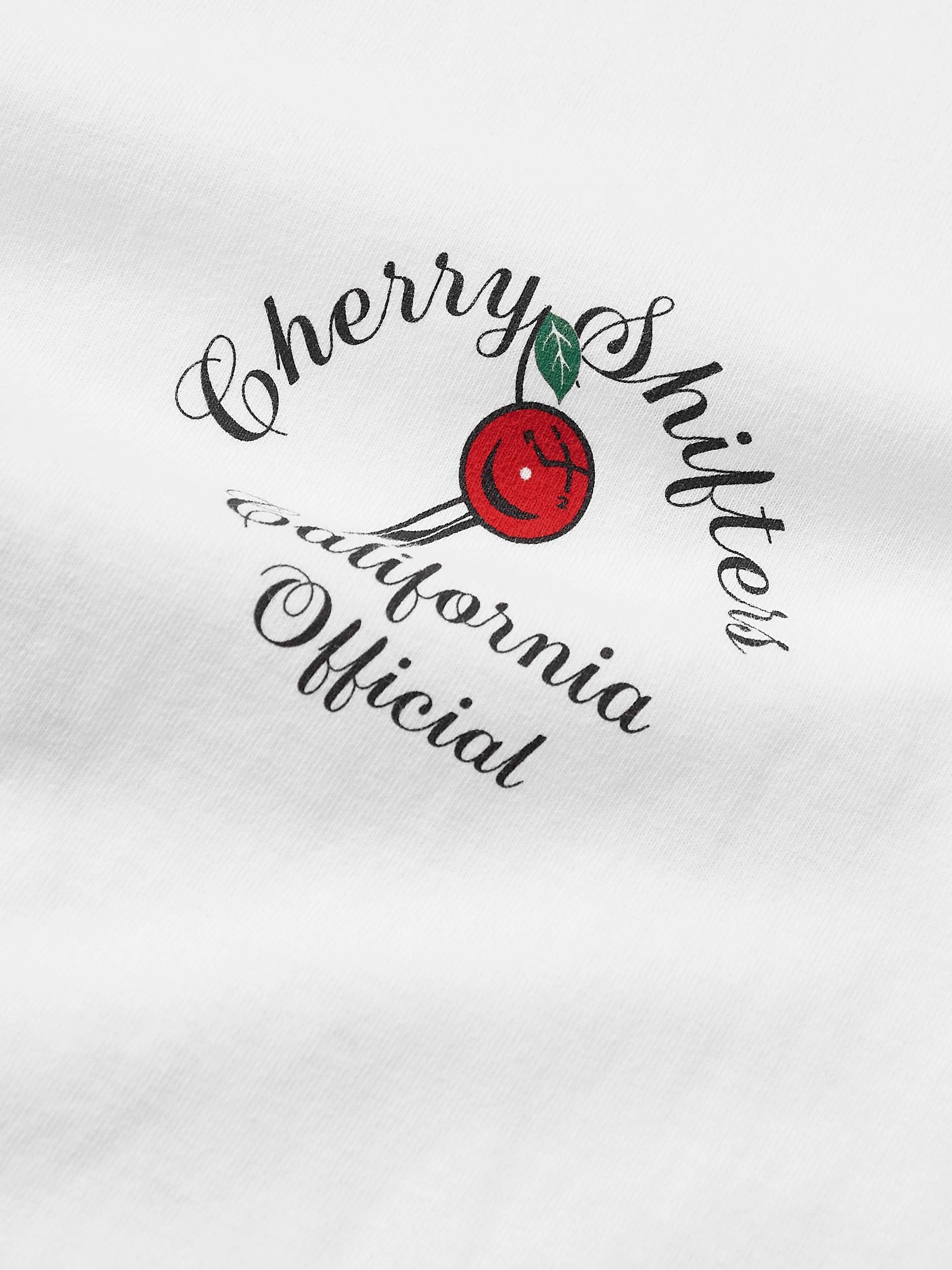 CHERRY LA Logo-Print Cotton-Jersey T-Shirt