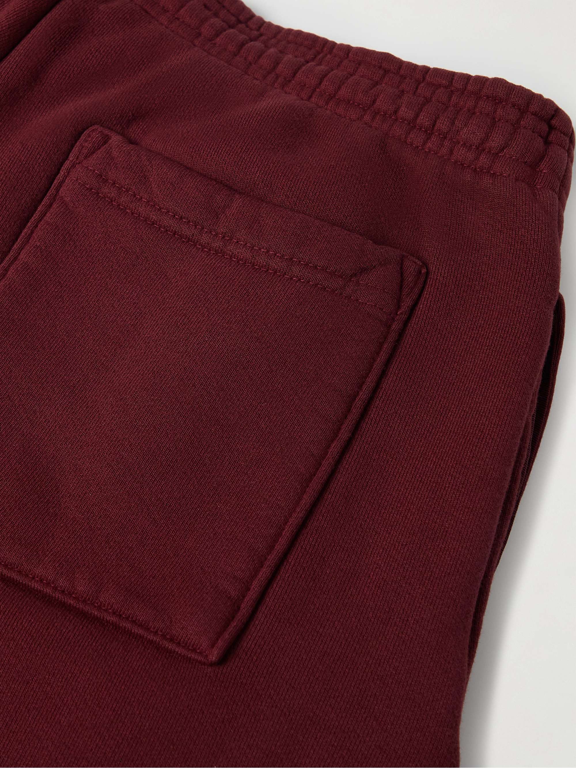 CHERRY LA Tapered Logo-Print Cotton-Jersey Sweatpants