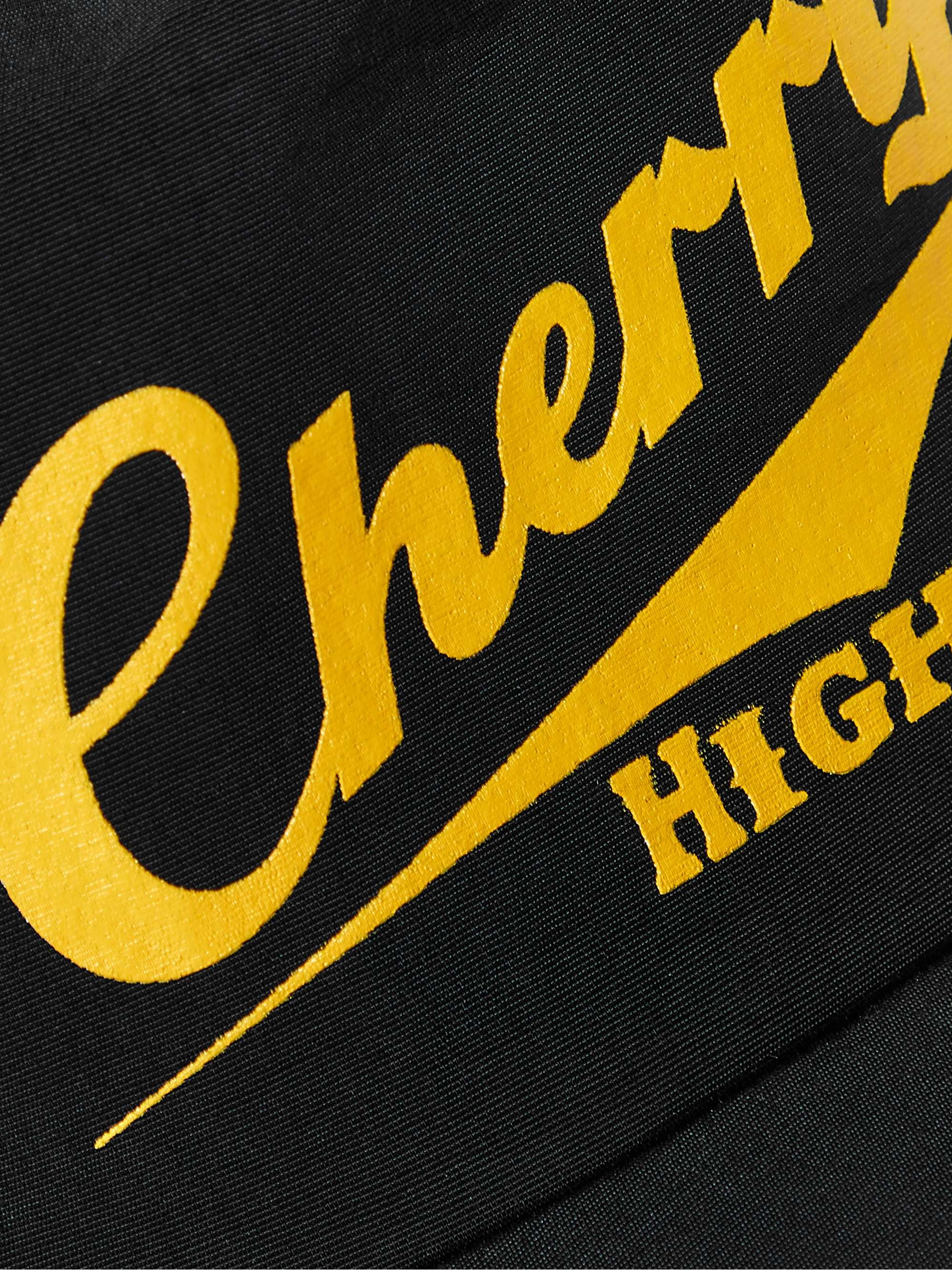 CHERRY LA Logo-Print Twill Trucker Hat