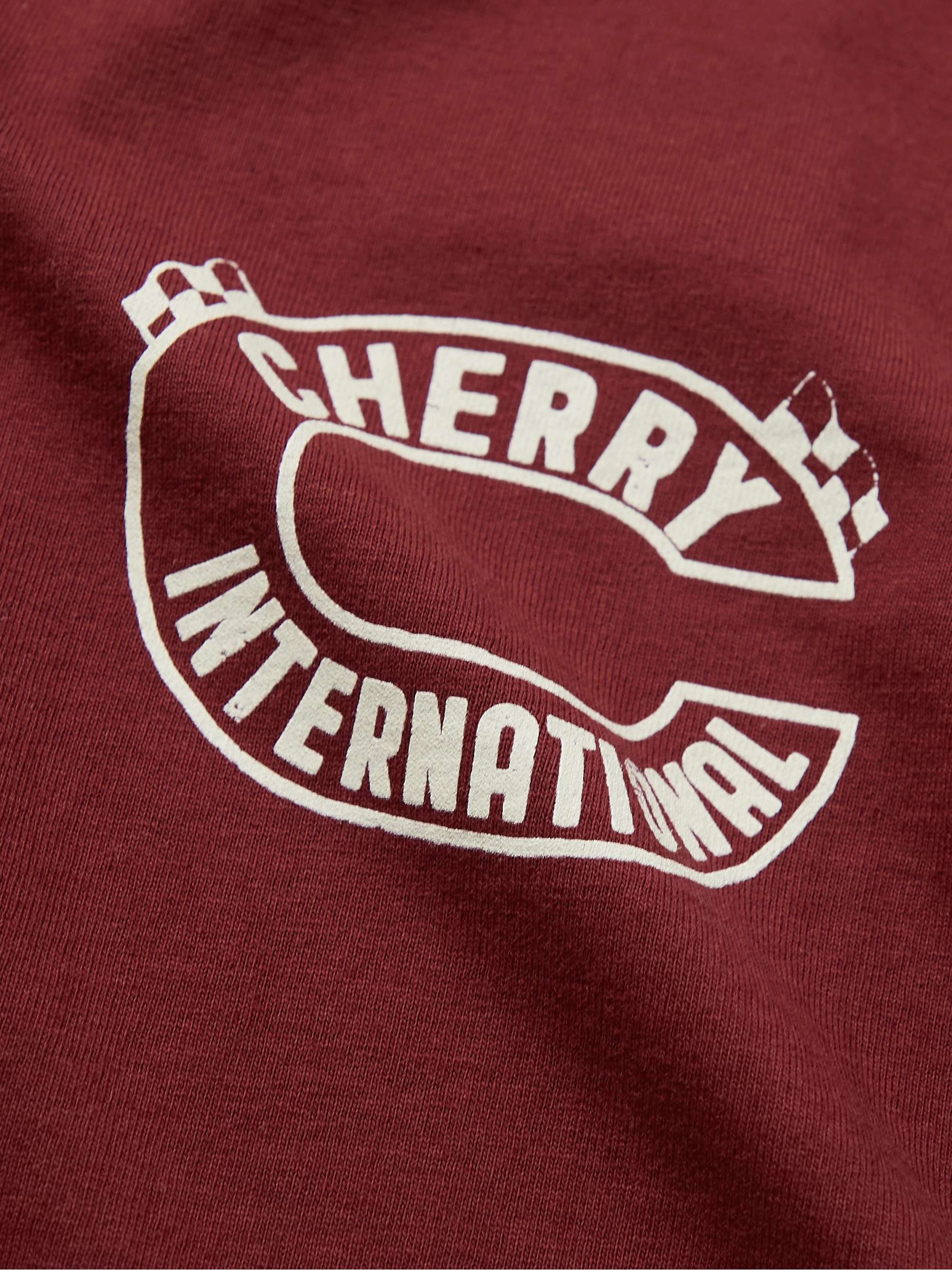 CHERRY LA Logo-Print Cotton-Jersey T-Shirt