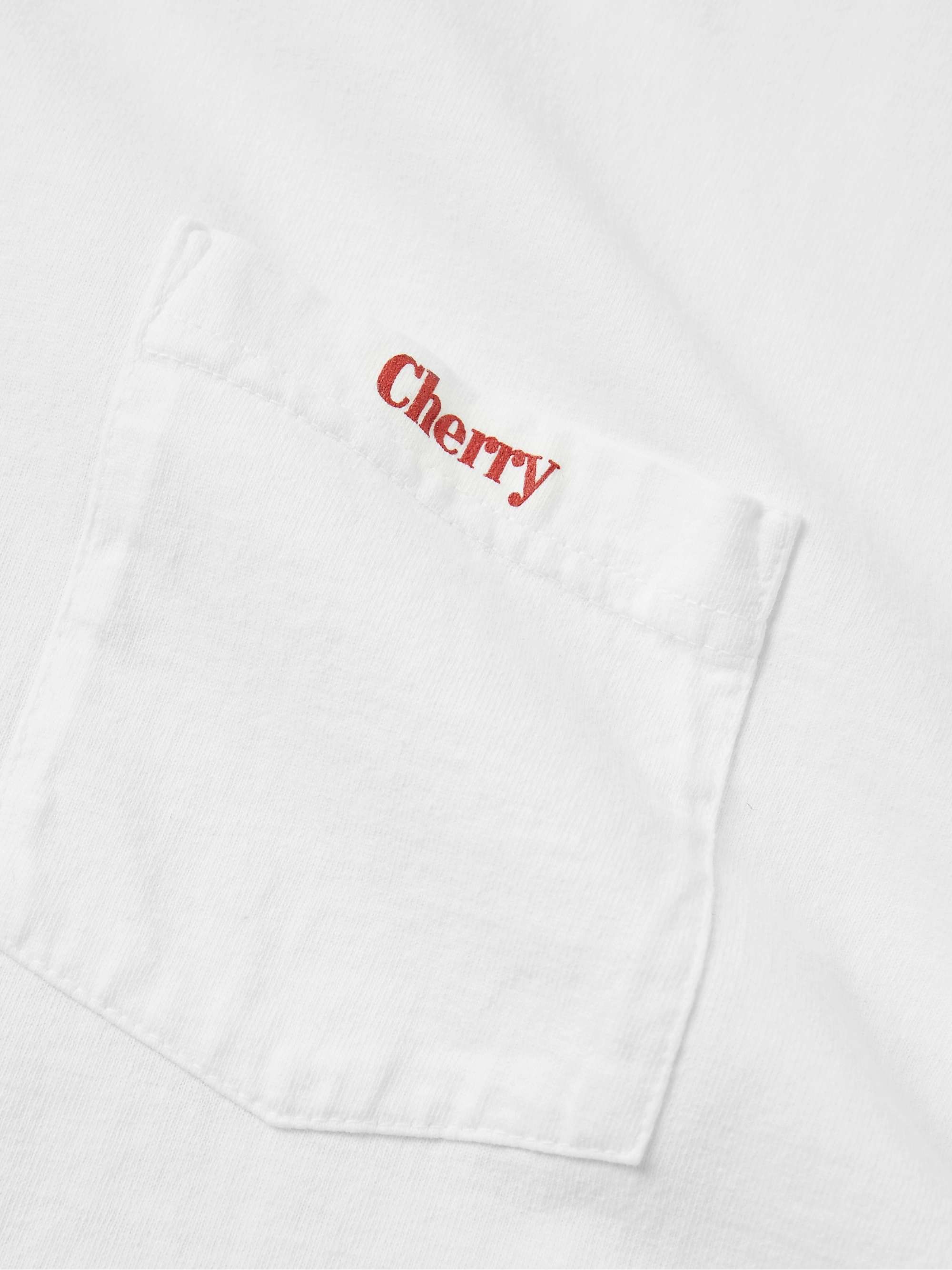 CHERRY LA Logo-Print Cotton-Jersey T-Shirt
