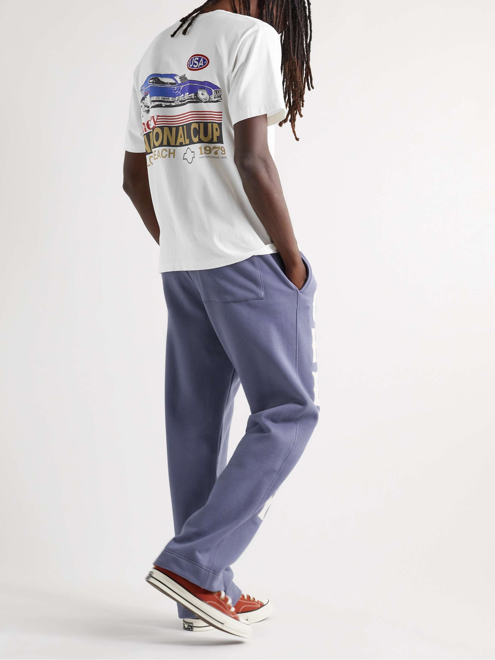 CHERRY LA Logo-Print Cotton-Jersey T-Shirt