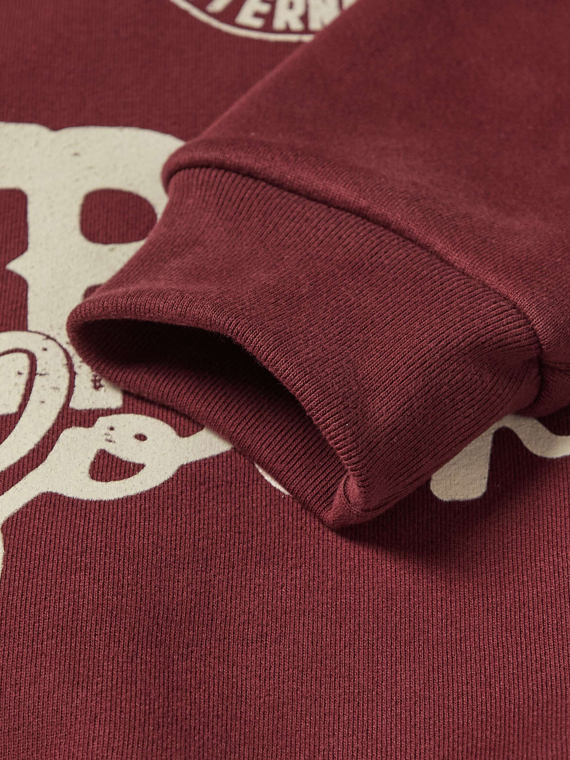CHERRY LA Logo-Print Cotton-Jersey Sweatshirt