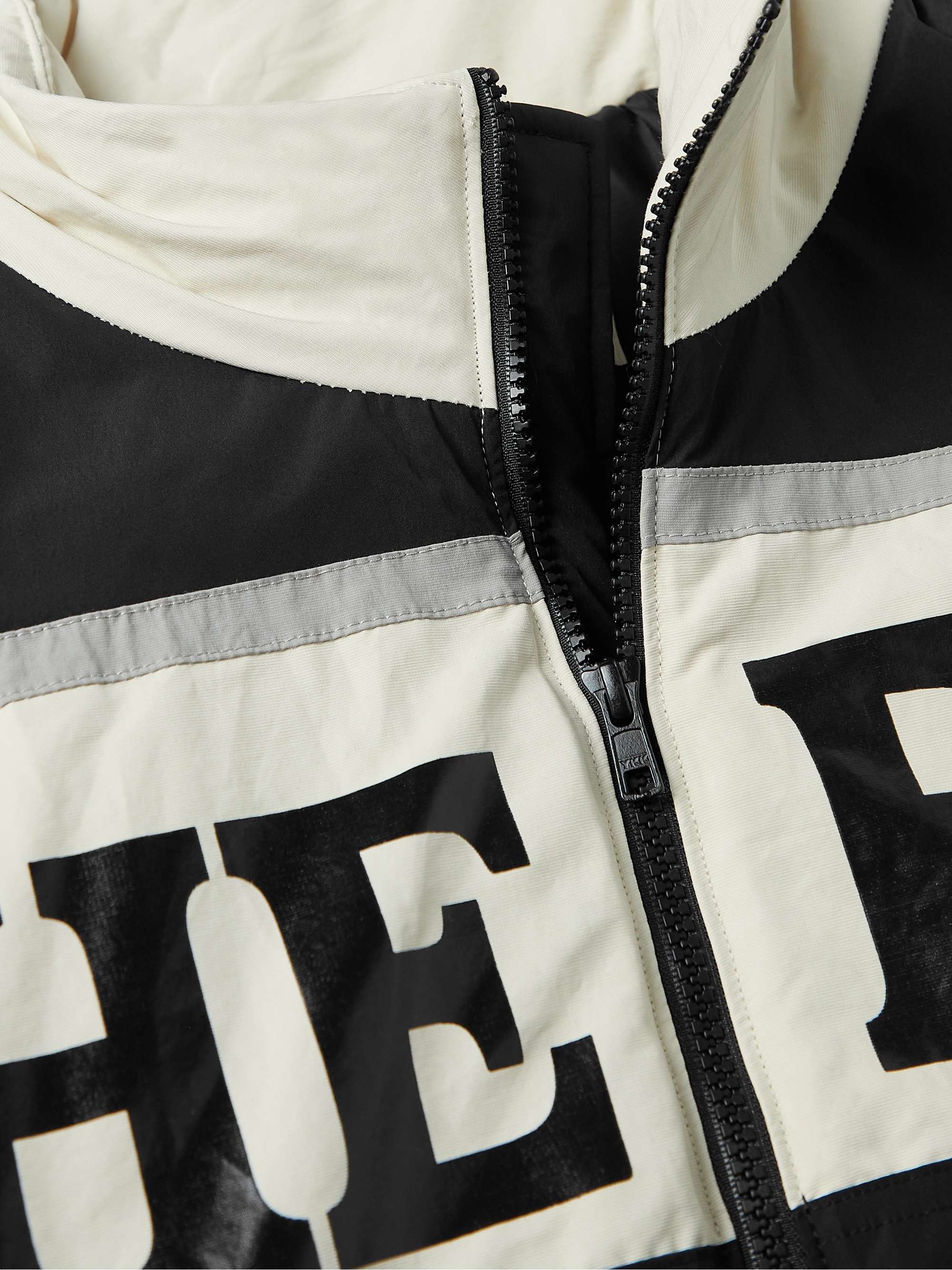 CHERRY LA Pit Crew Logo-Print Padded Shell Jacket
