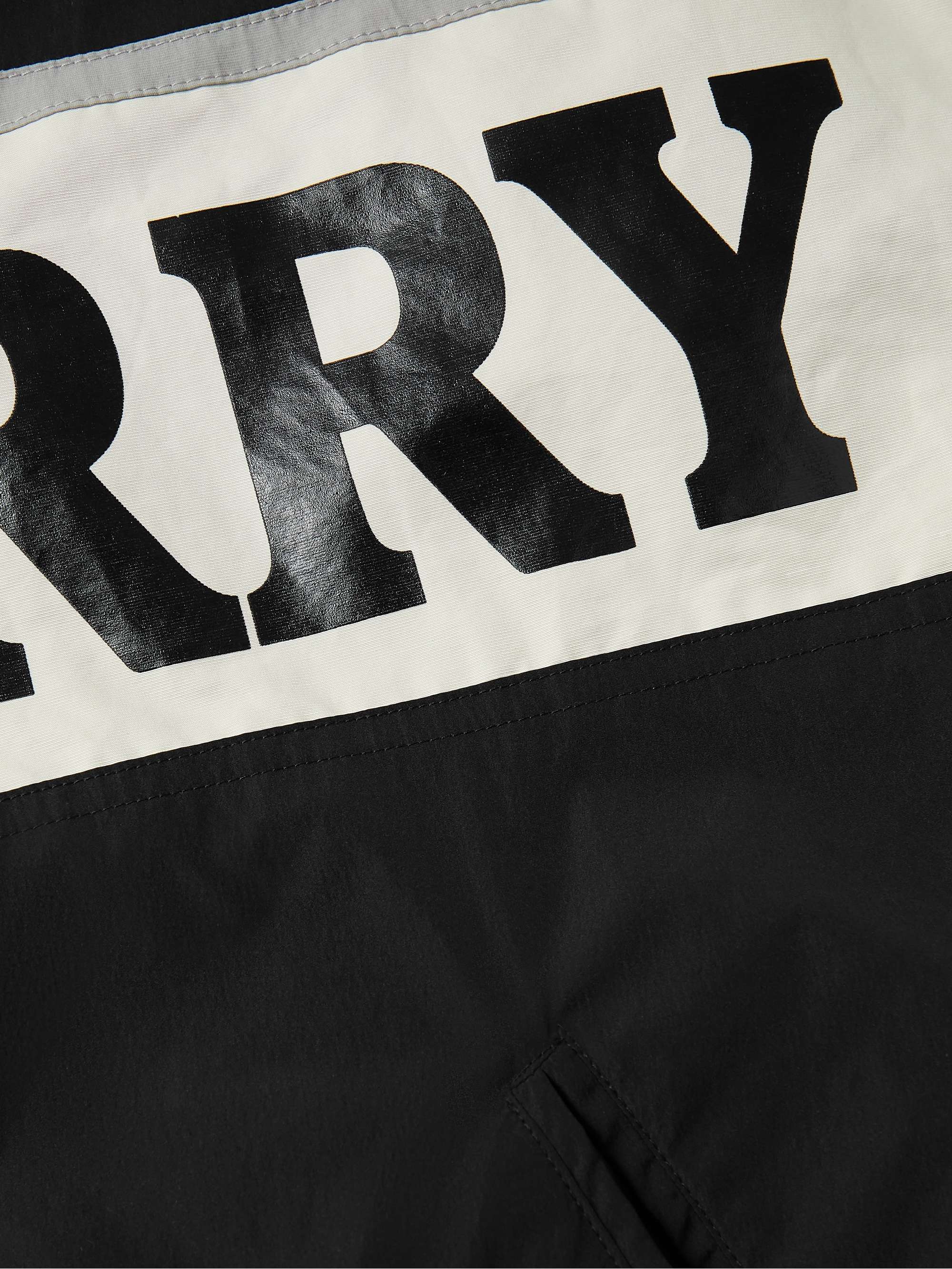 CHERRY LA Pit Crew Logo-Print Padded Shell Jacket
