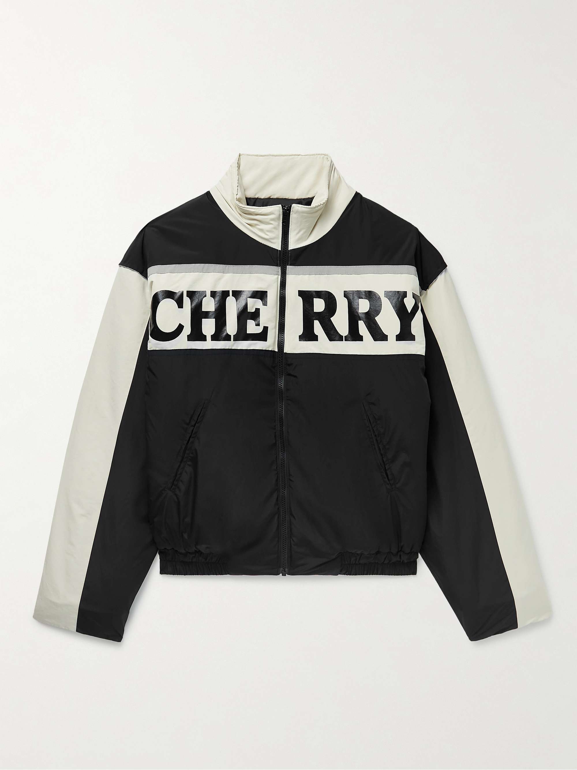 CHERRY LOS ANGELES Pit Crew Logo-Print Padded Shell Jacket for Men | MR ...