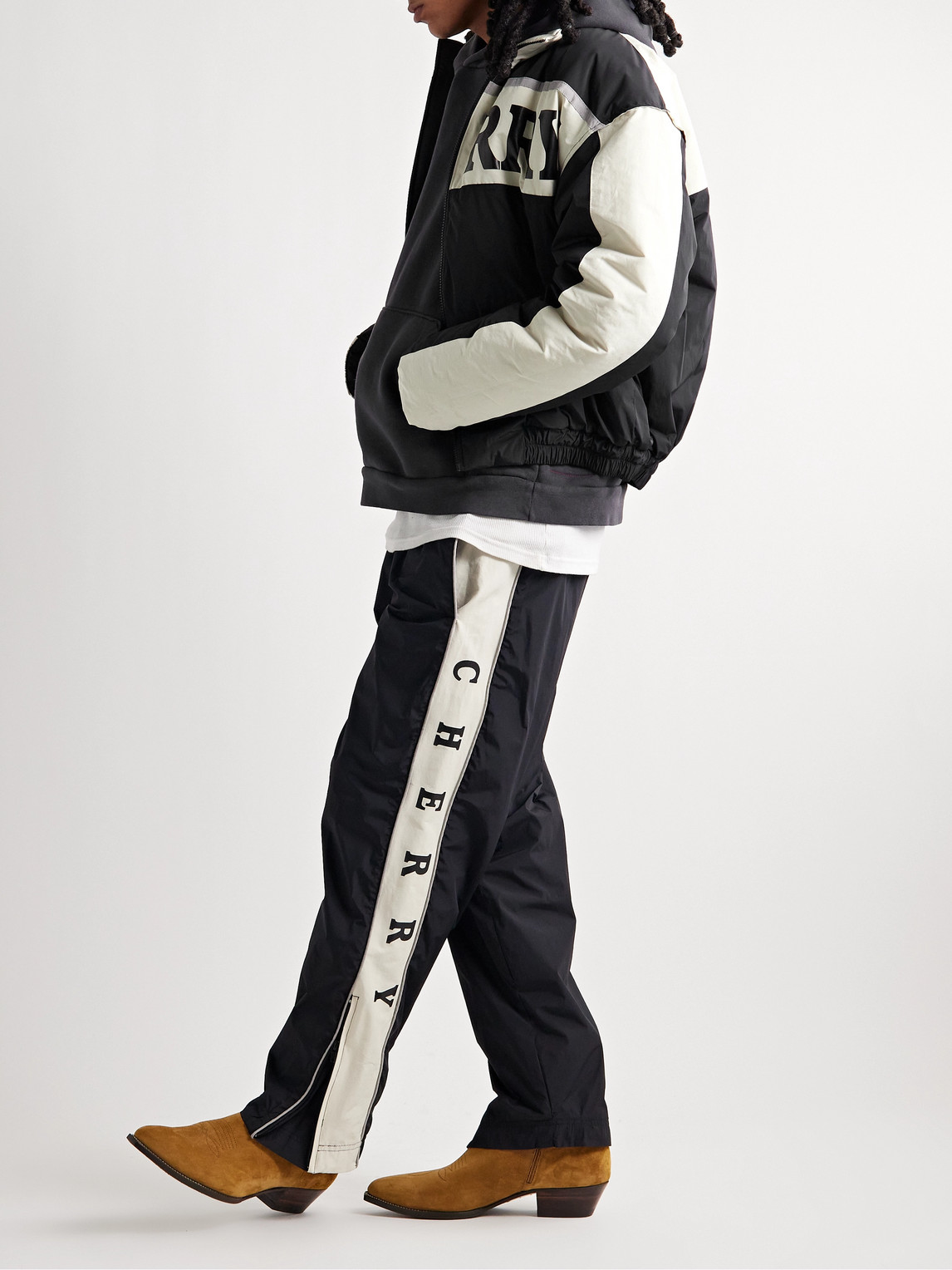 Pit Crew Logo-Print Padded Shell Jacket — 2