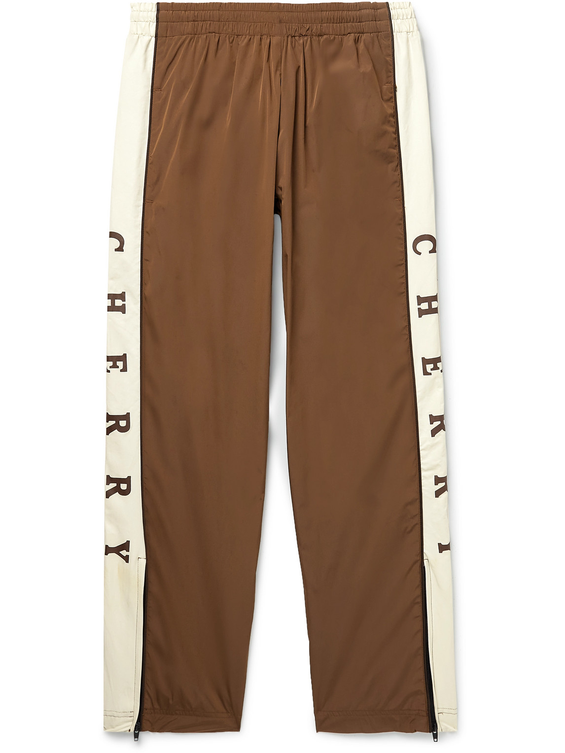 Straight-Leg Logo-Print Recycled-Shell Track Pants