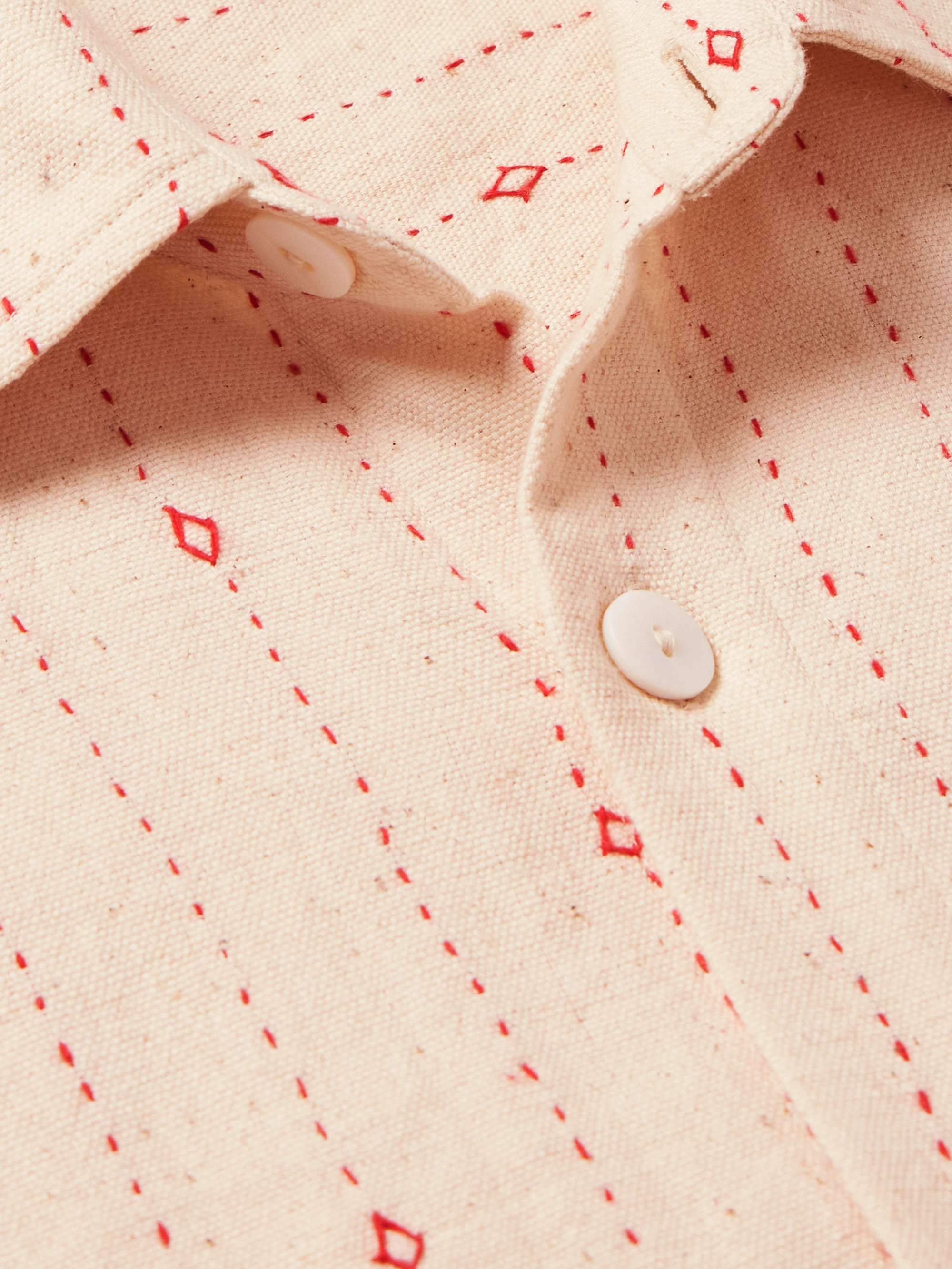 KARTIK RESEARCH Embroidered Cotton Shirt