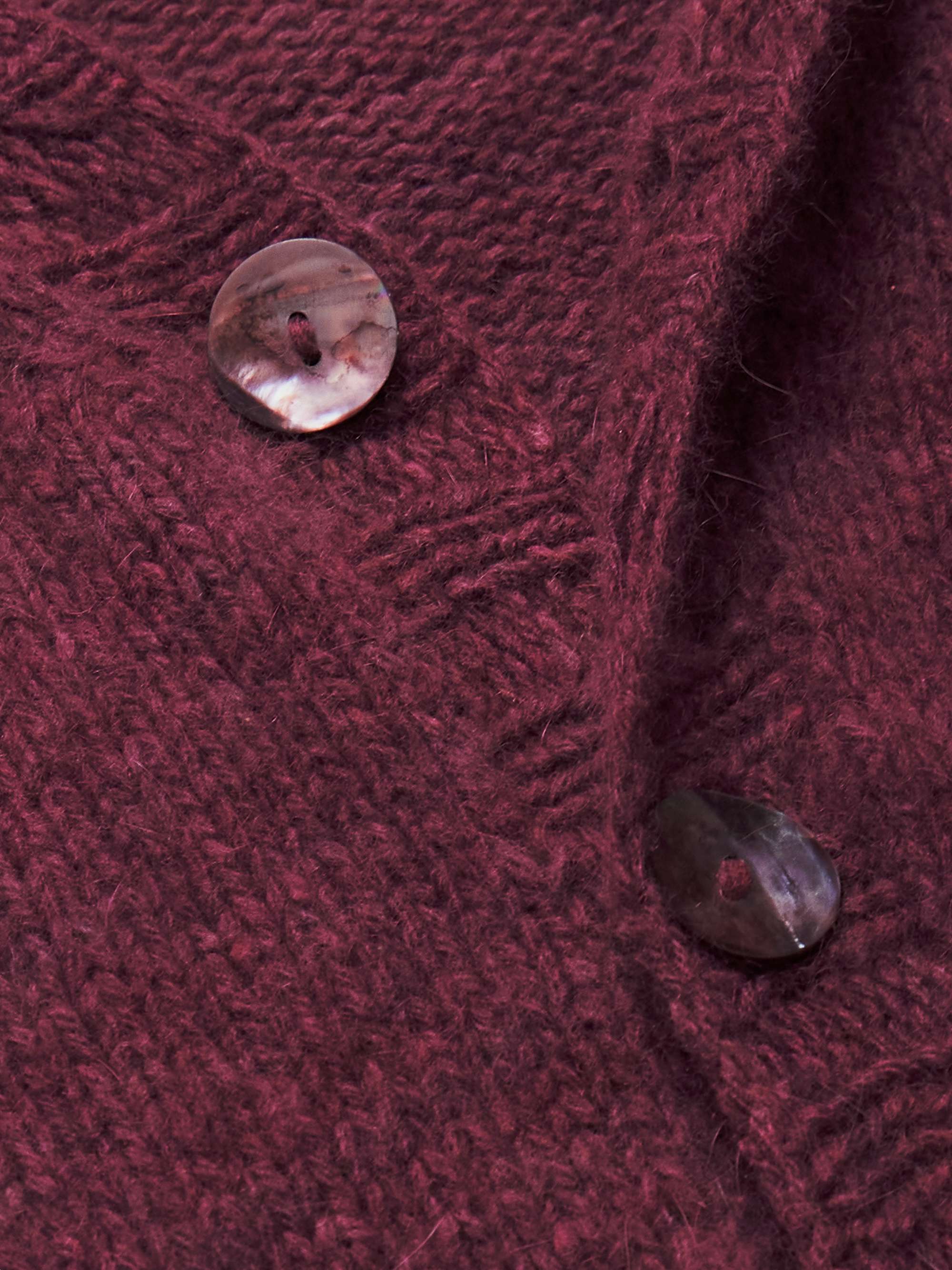KARTIK RESEARCH Distressed Mohair Cardigan