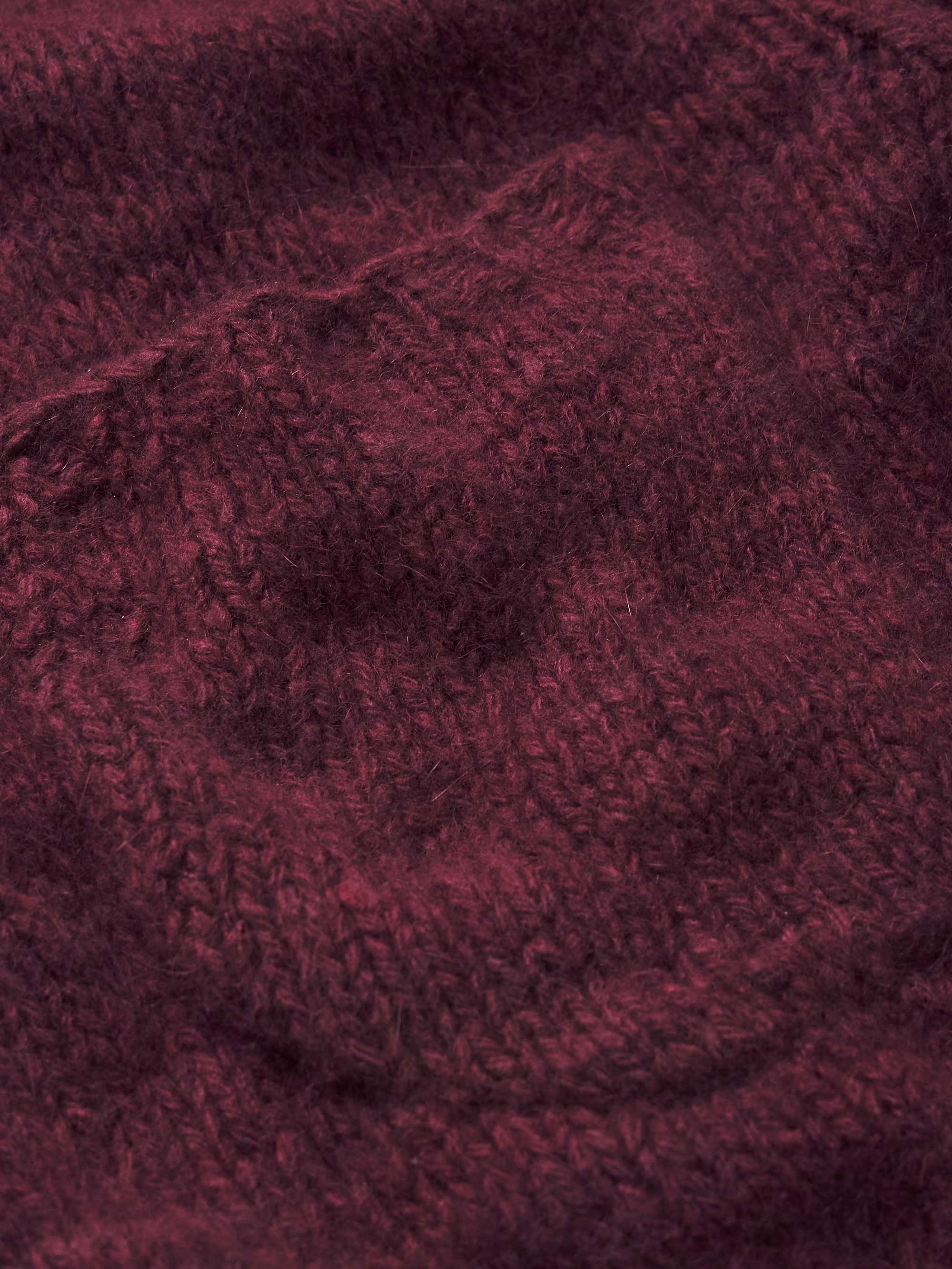 KARTIK RESEARCH Distressed Mohair Cardigan