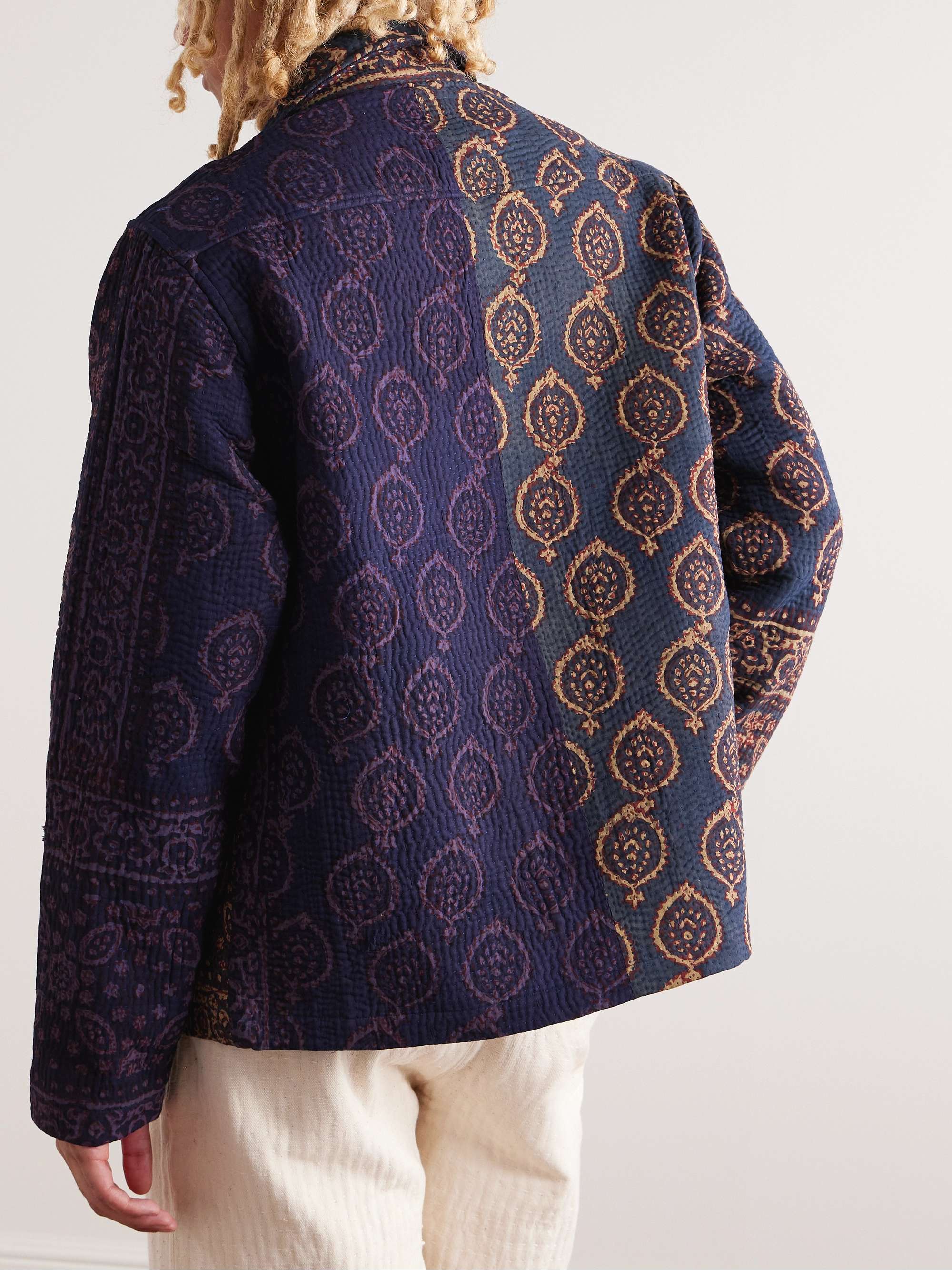 KARTIK RESEARCH Embroidered Printed Cotton Jacket