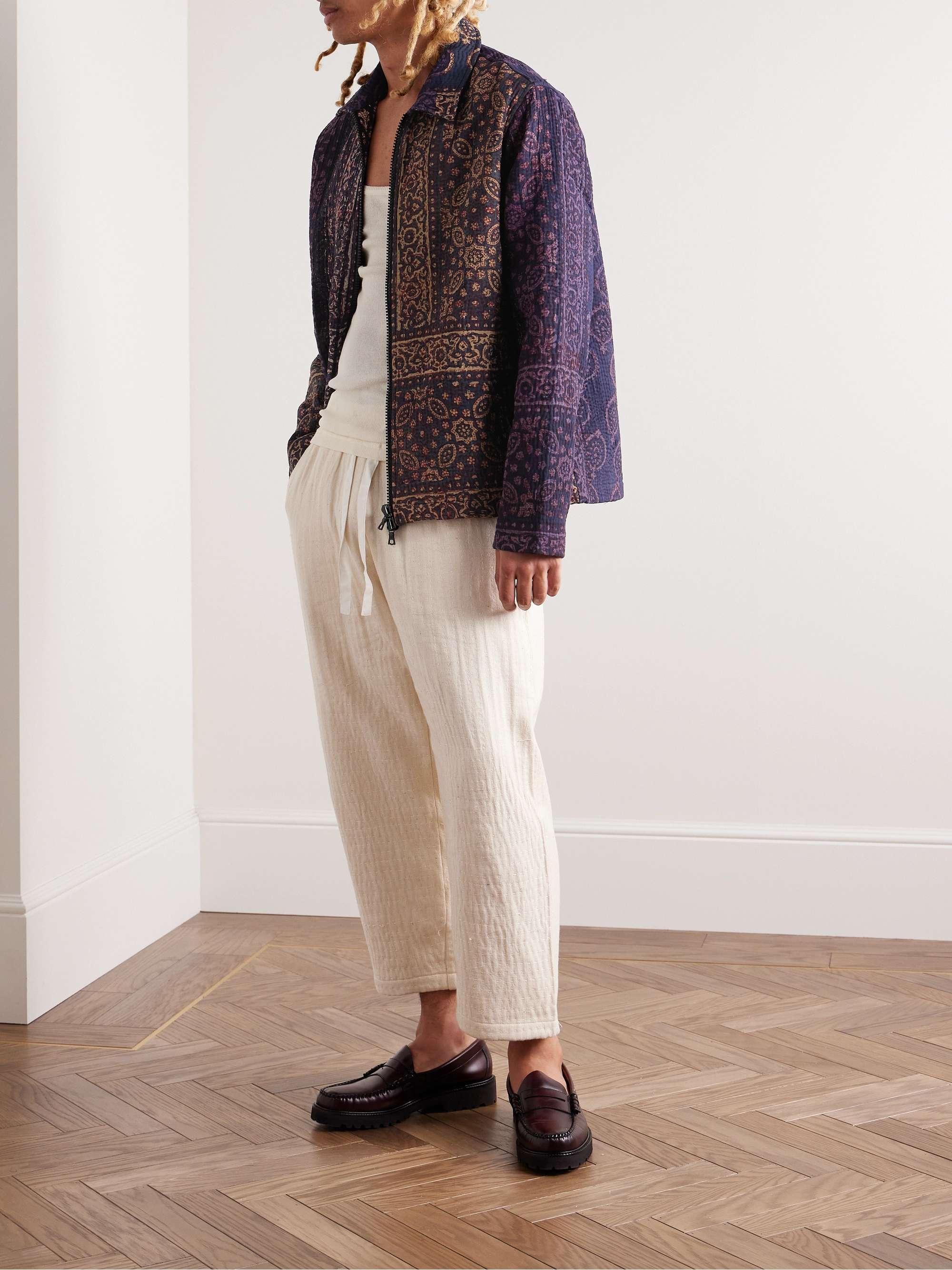 KARTIK RESEARCH Embroidered Printed Cotton Jacket