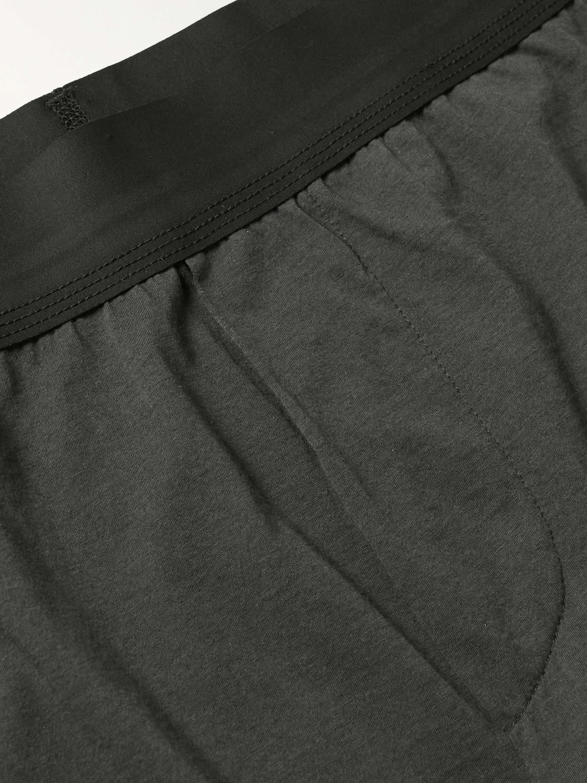 JAMES PERSE Luxe Lotus Cotton-Jersey Boxer Shorts