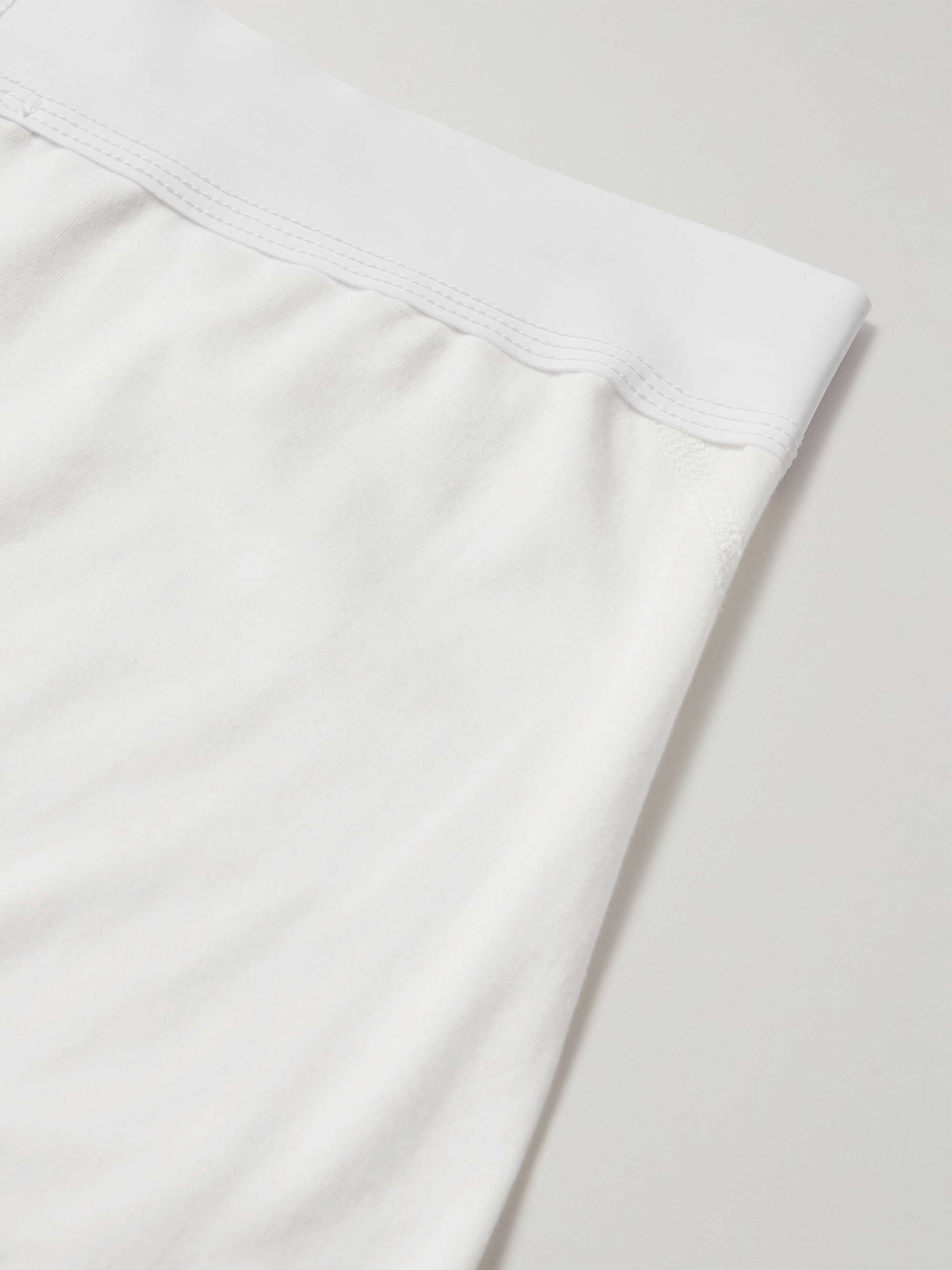 JAMES PERSE Elevated Lotus Sport Cotton-Blend Jersey Boxer Briefs