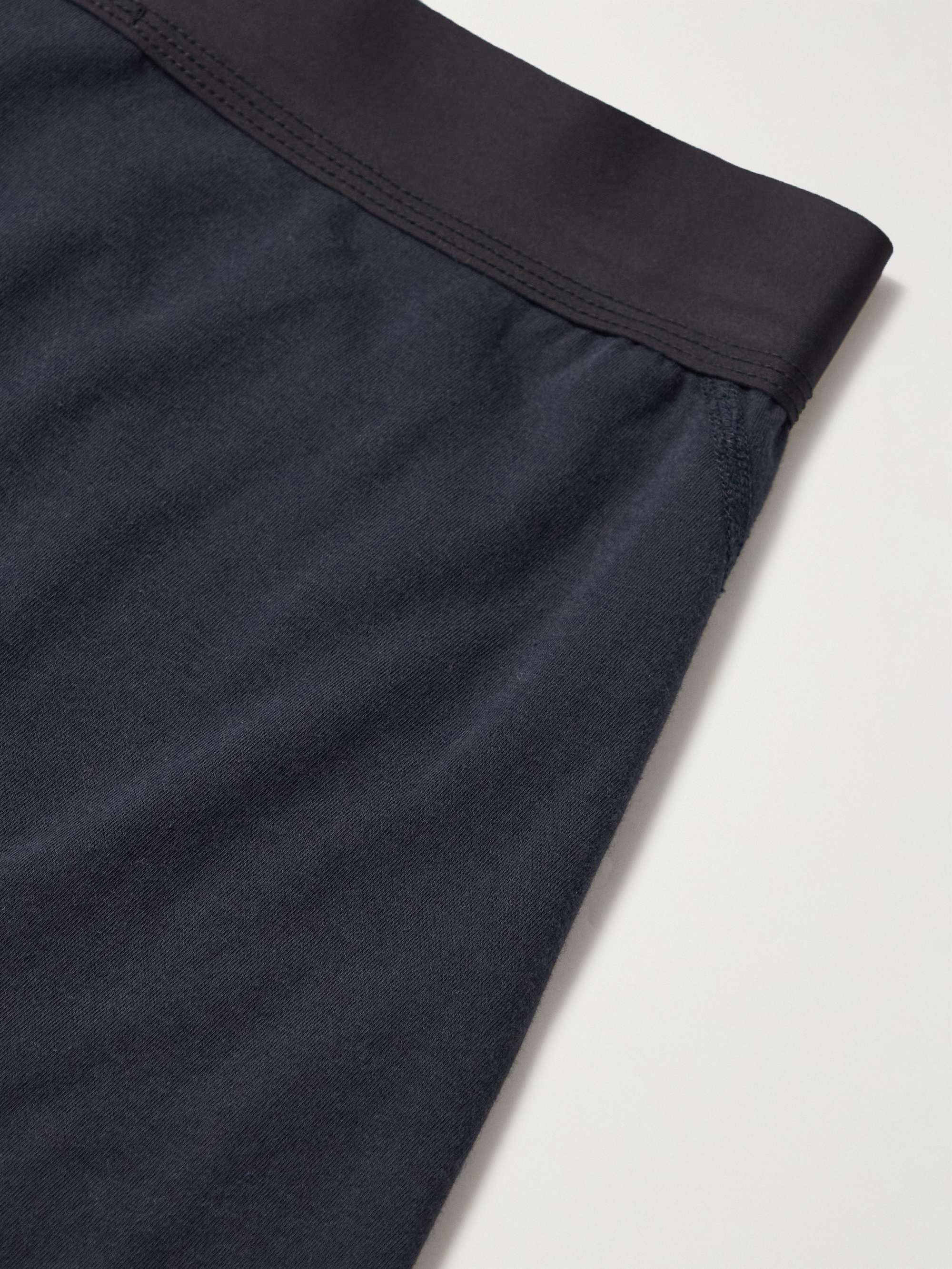 JAMES PERSE Elevated Lotus Sport Cotton-Blend Jersey Boxer Briefs