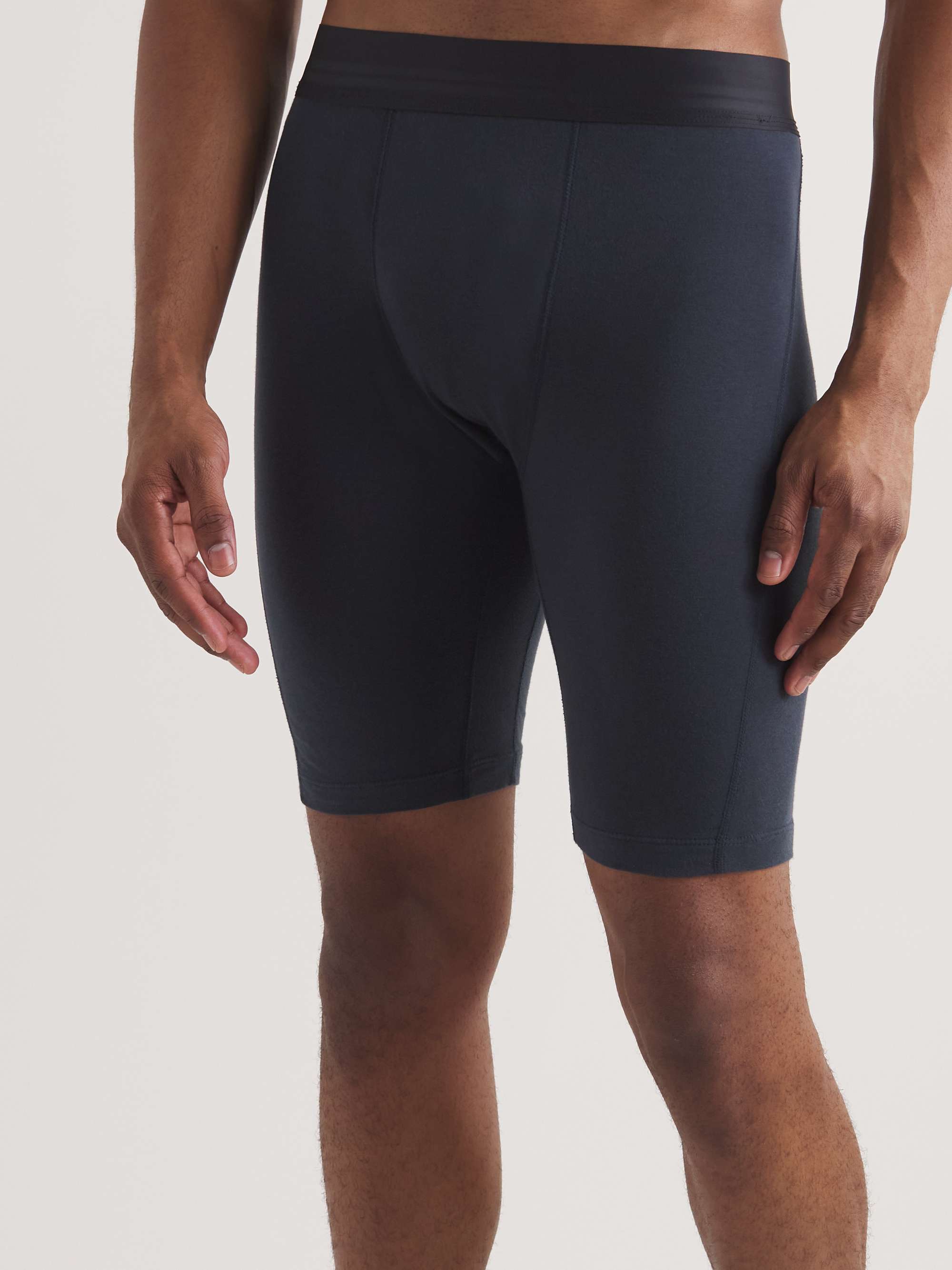 JAMES PERSE Elevated Lotus Sport Cotton-Blend Jersey Boxer Briefs
