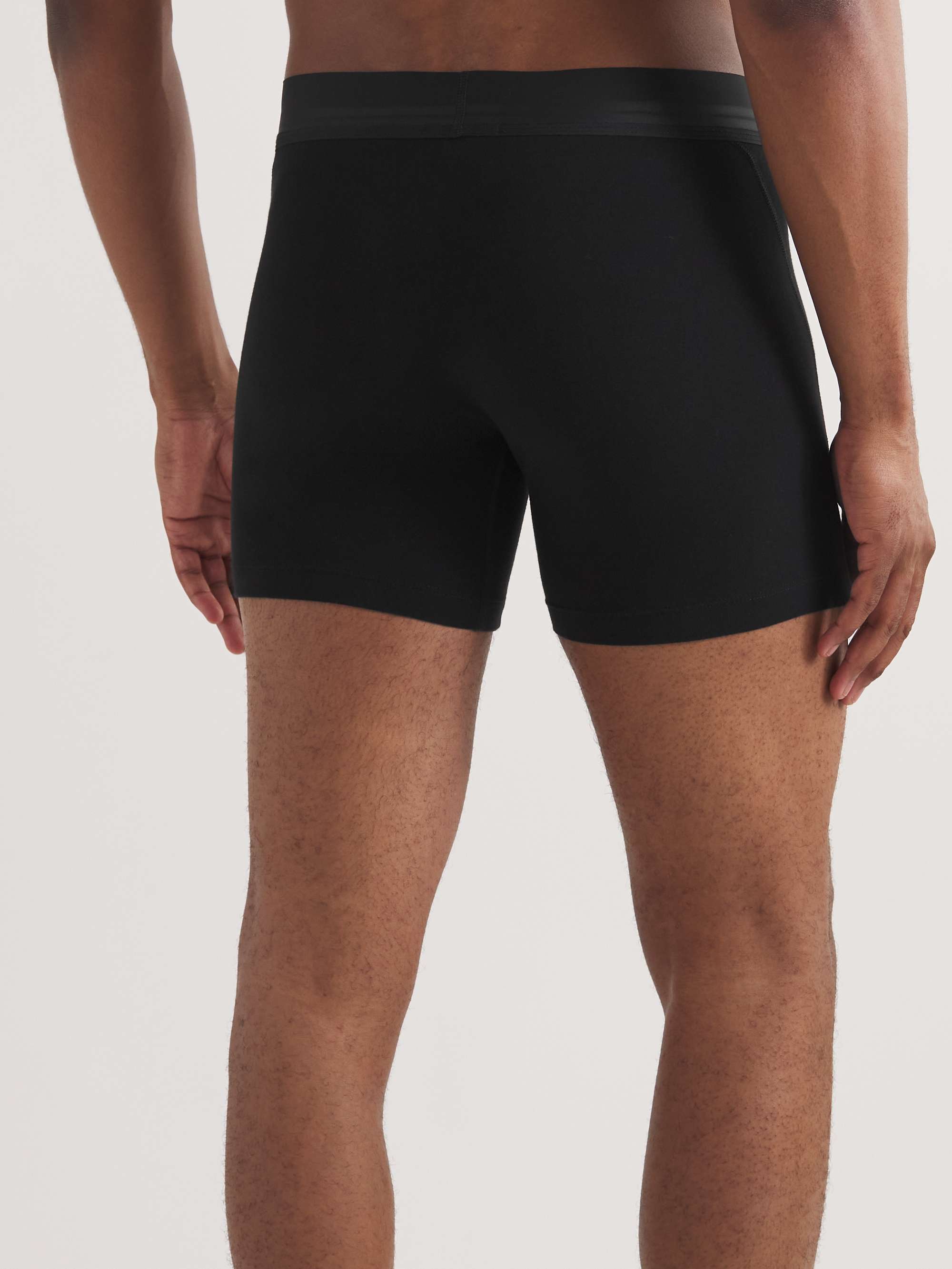 JAMES PERSE Elevated Lotus Sport Cotton-Blend Jersey Boxer Briefs