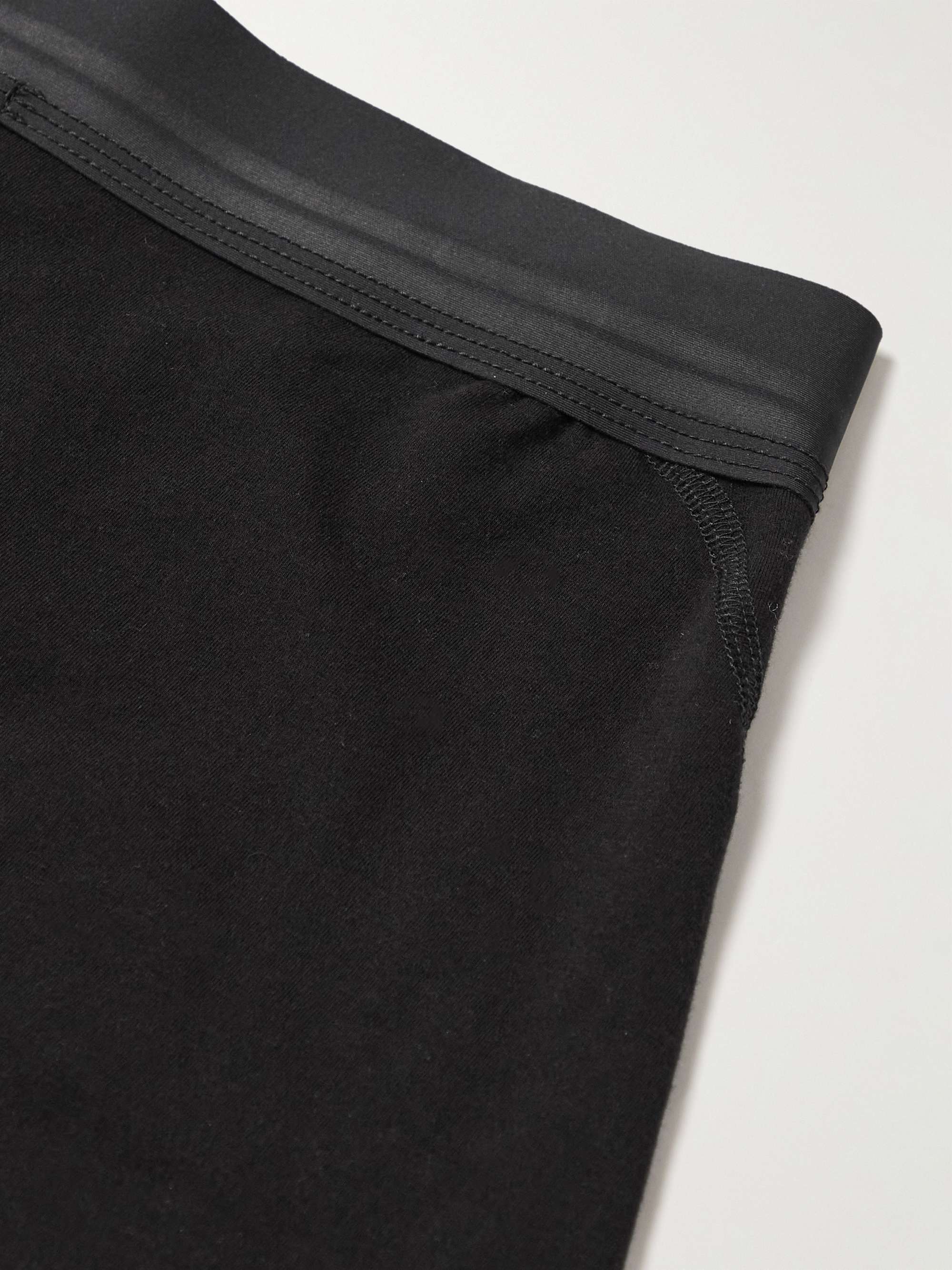 JAMES PERSE Elevated Lotus Sport Cotton-Blend Jersey Boxer Briefs