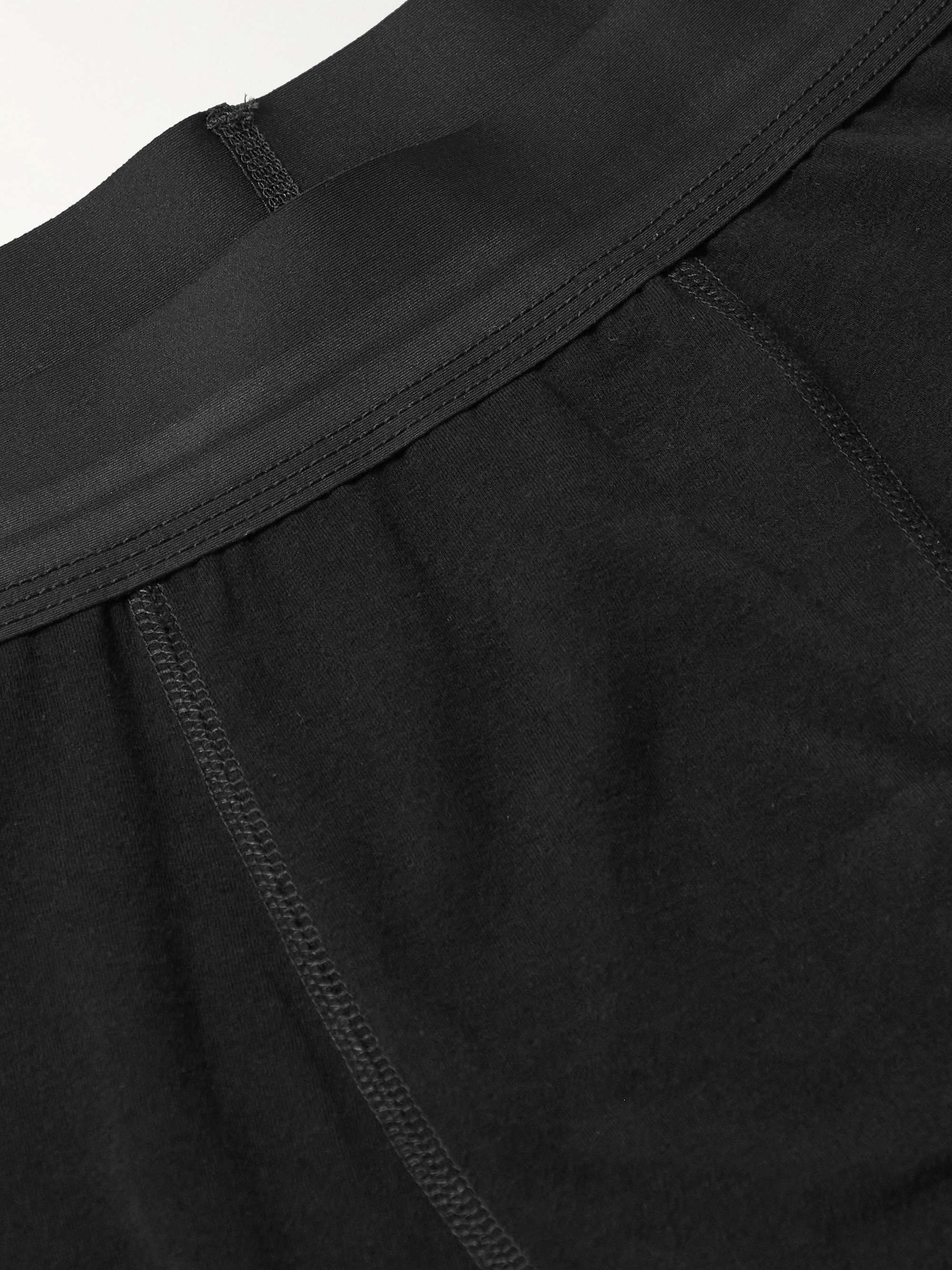 JAMES PERSE Elevated Lotus Sport Cotton-Blend Jersey Boxer Briefs