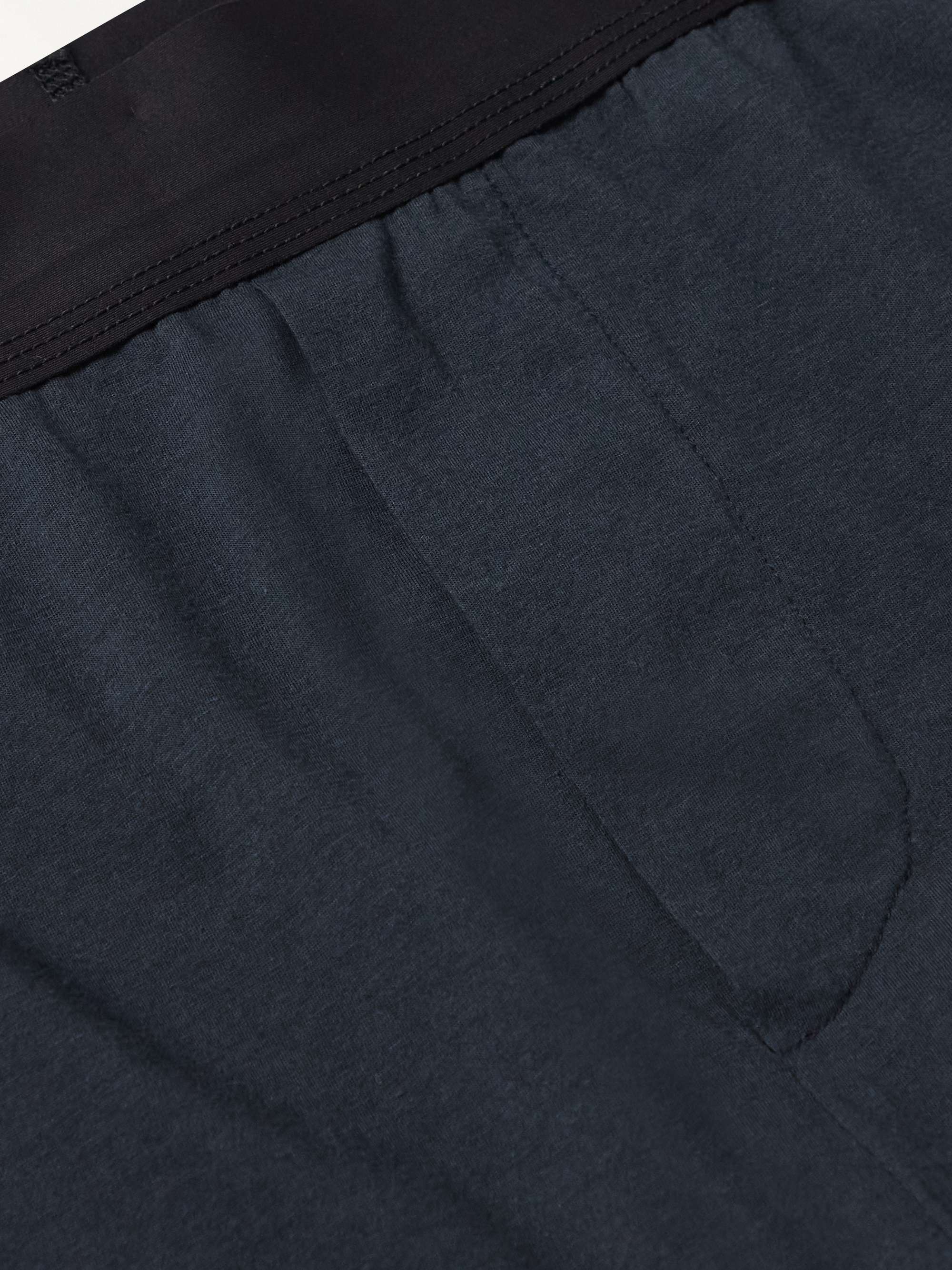 JAMES PERSE Luxe Lotus Cotton-Jersey Boxer Shorts