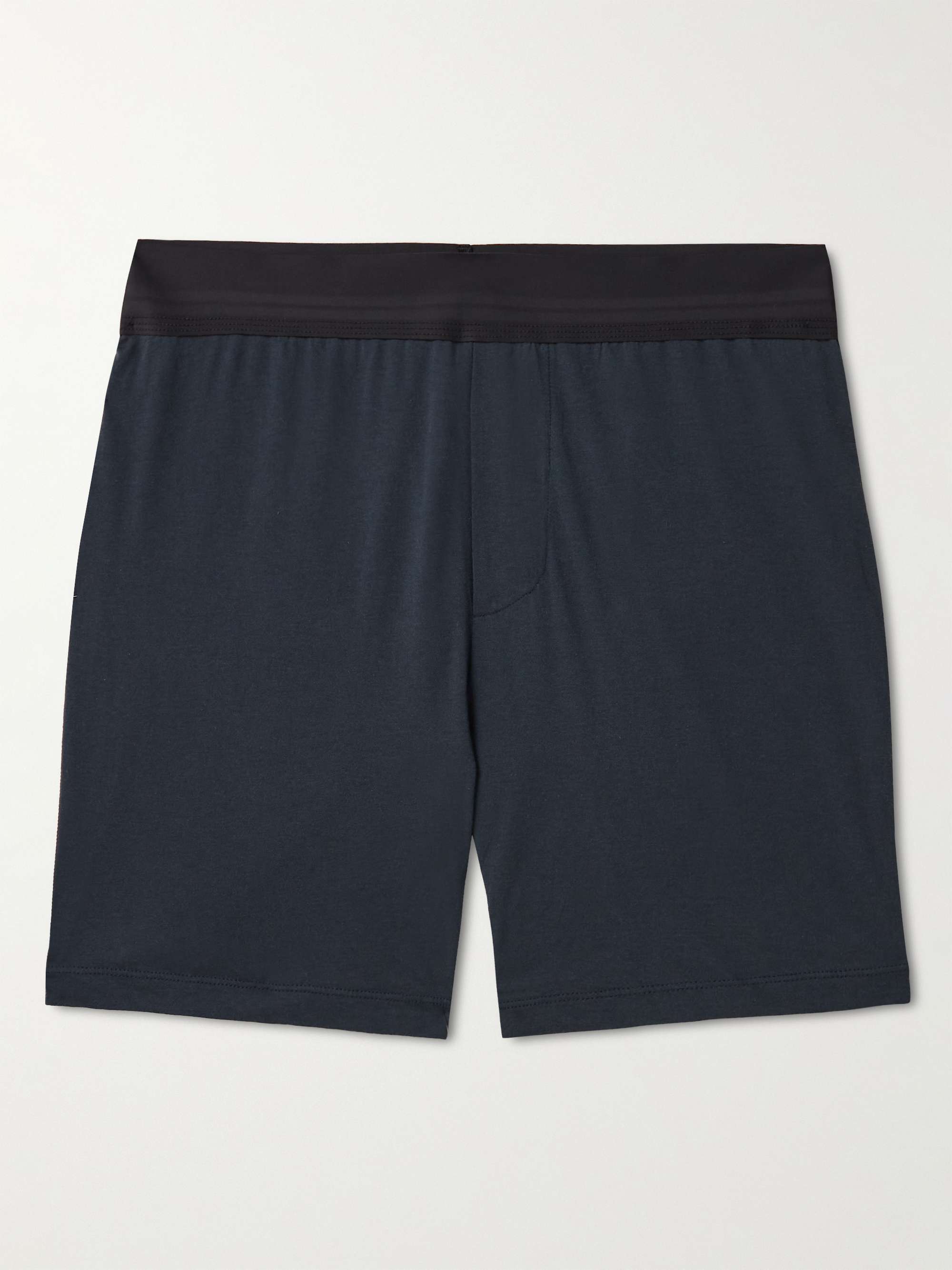 JAMES PERSE Luxe Lotus Cotton-Jersey Boxer Shorts