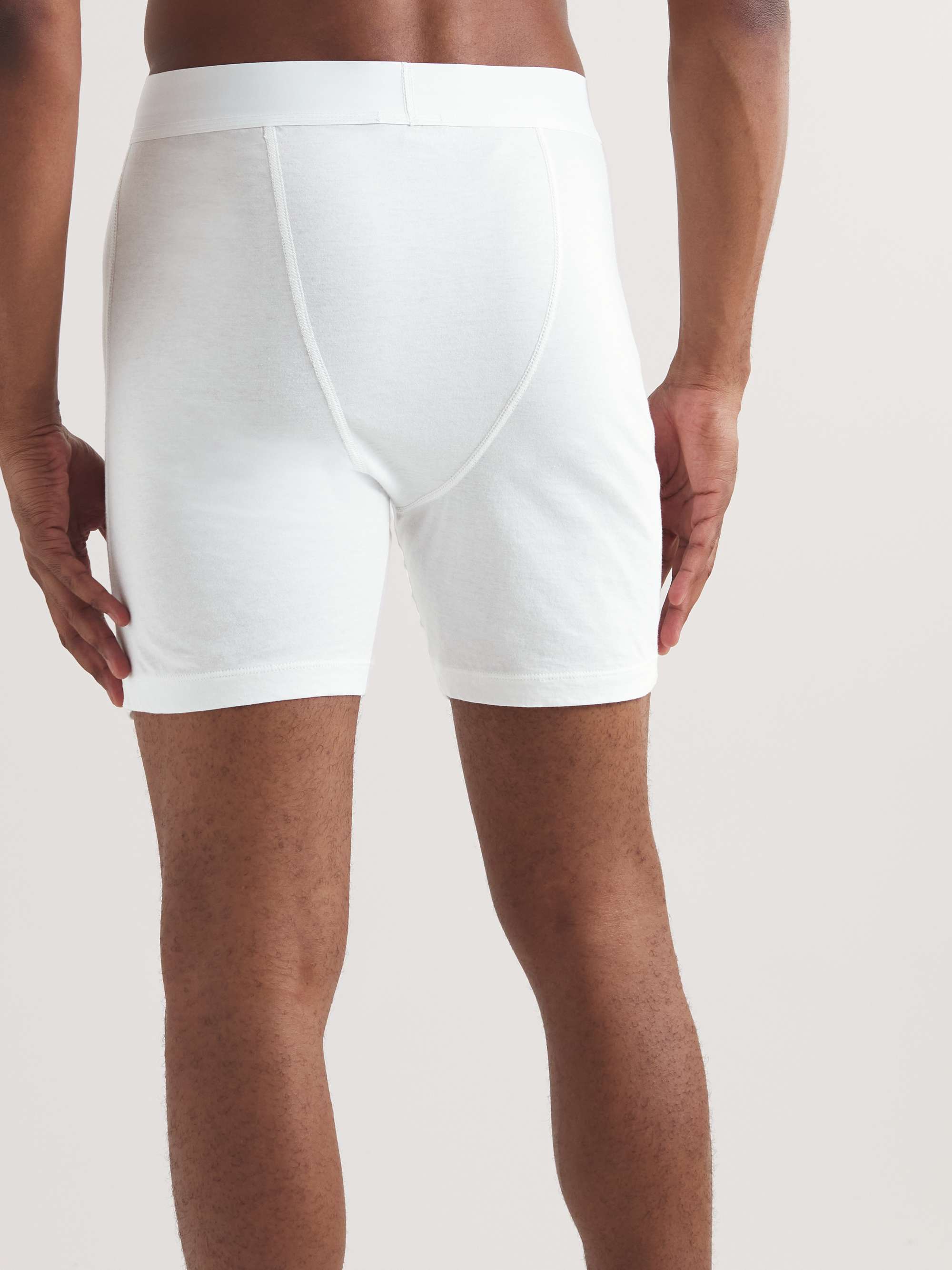 JAMES PERSE Cotton-Jersey Boxer Shorts