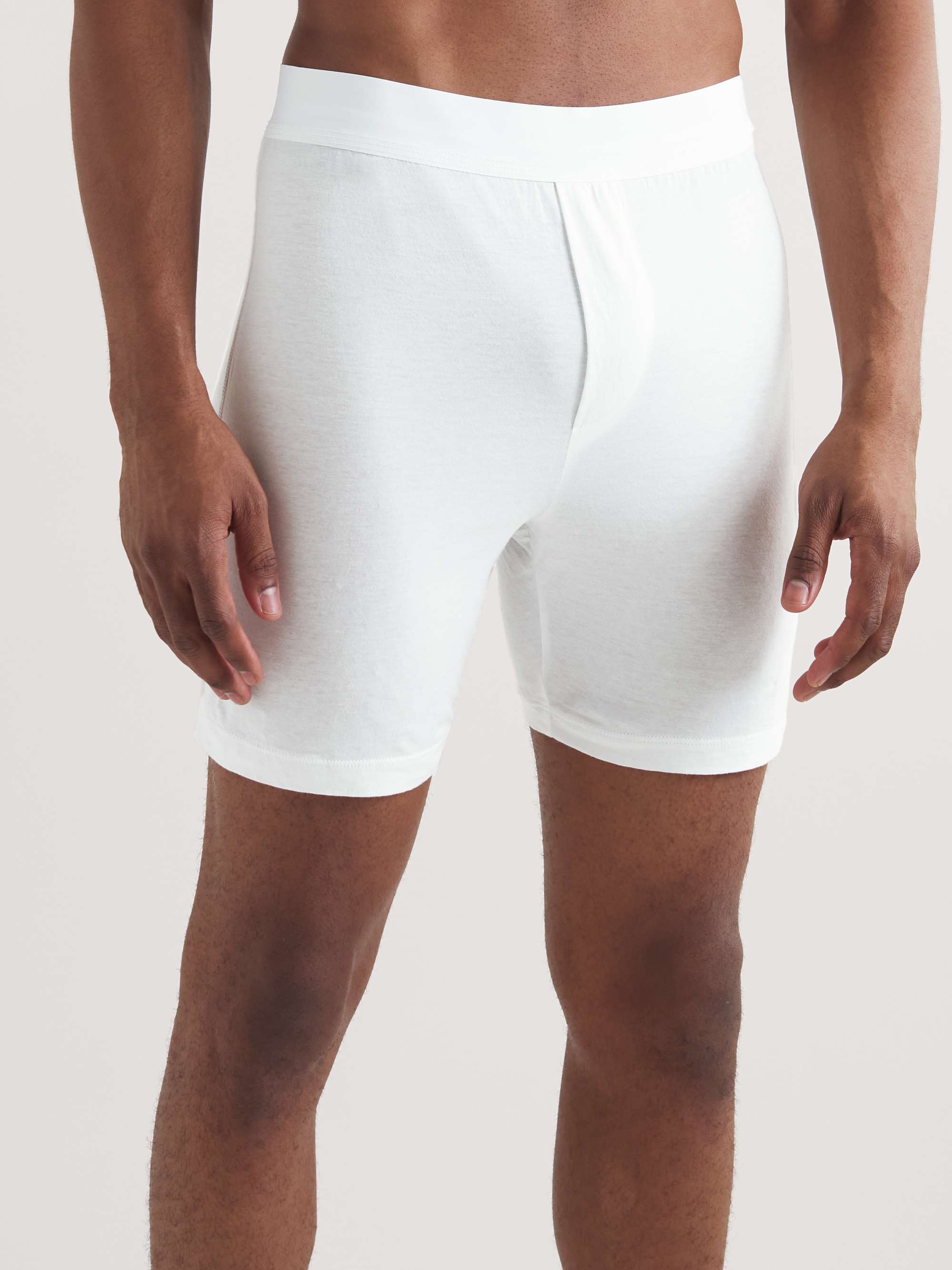 JAMES PERSE Cotton-Jersey Boxer Shorts