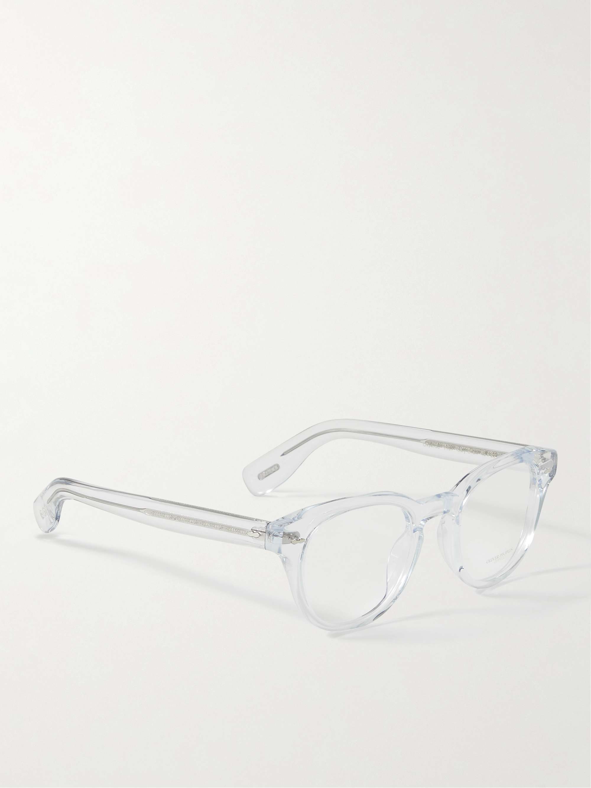 OLIVER PEOPLES + Cary Grant 48 Round-Frame Acetate Optical Lenses