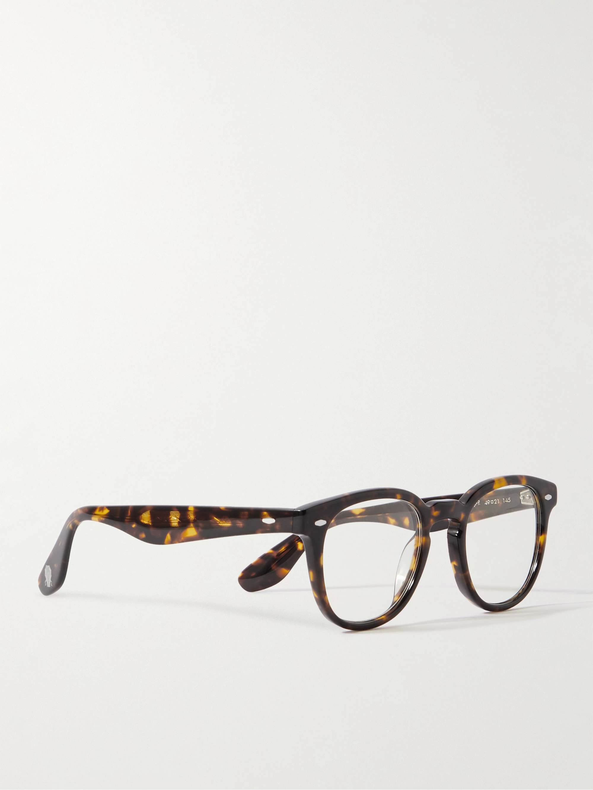 BRUNELLO CUCINELLI + Oliver Peoples D-Frame Tortoiseshell Acetate Optical Glasses