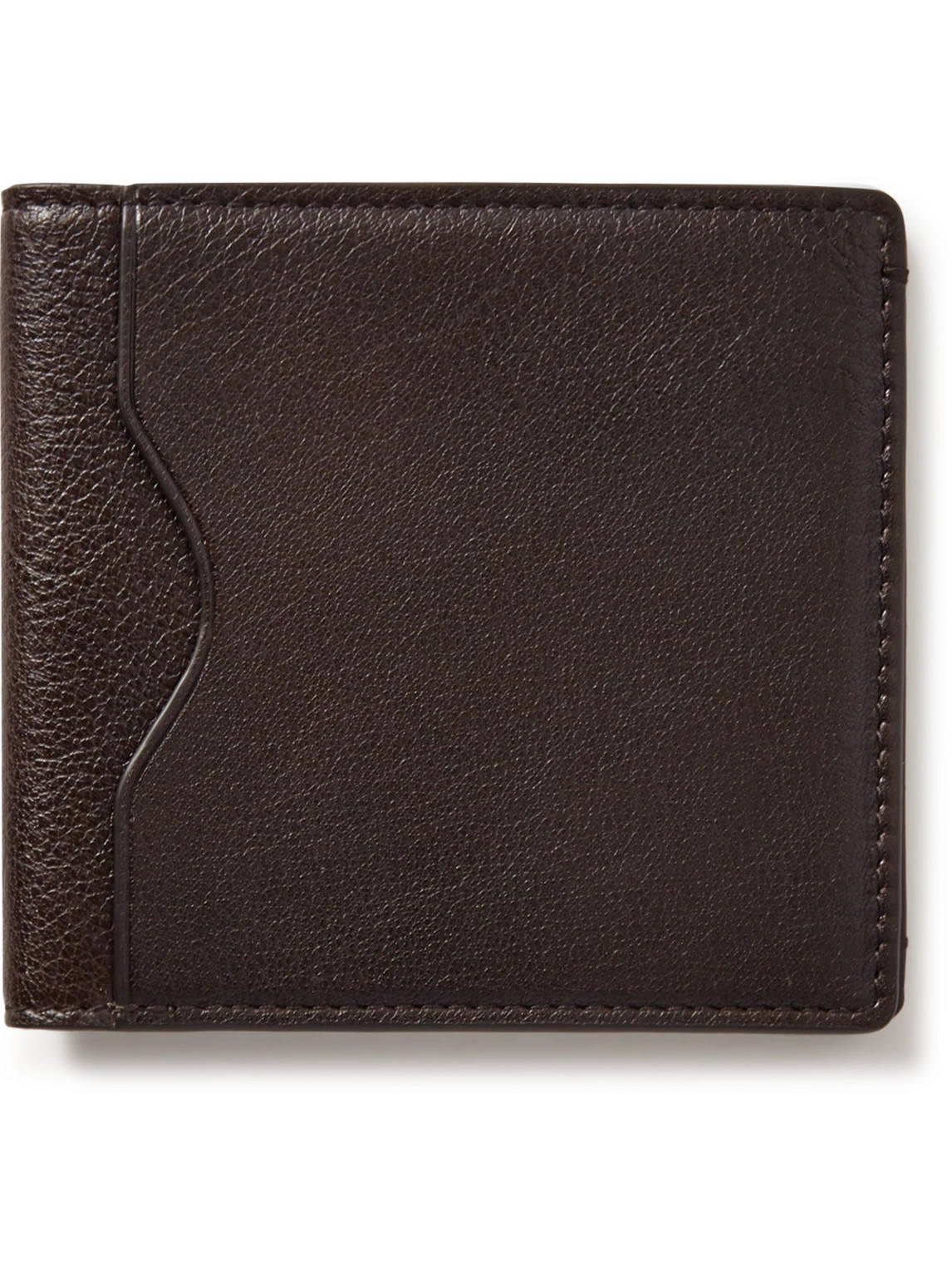 Metier Full-grain Leather Billfold Wallet In Brown