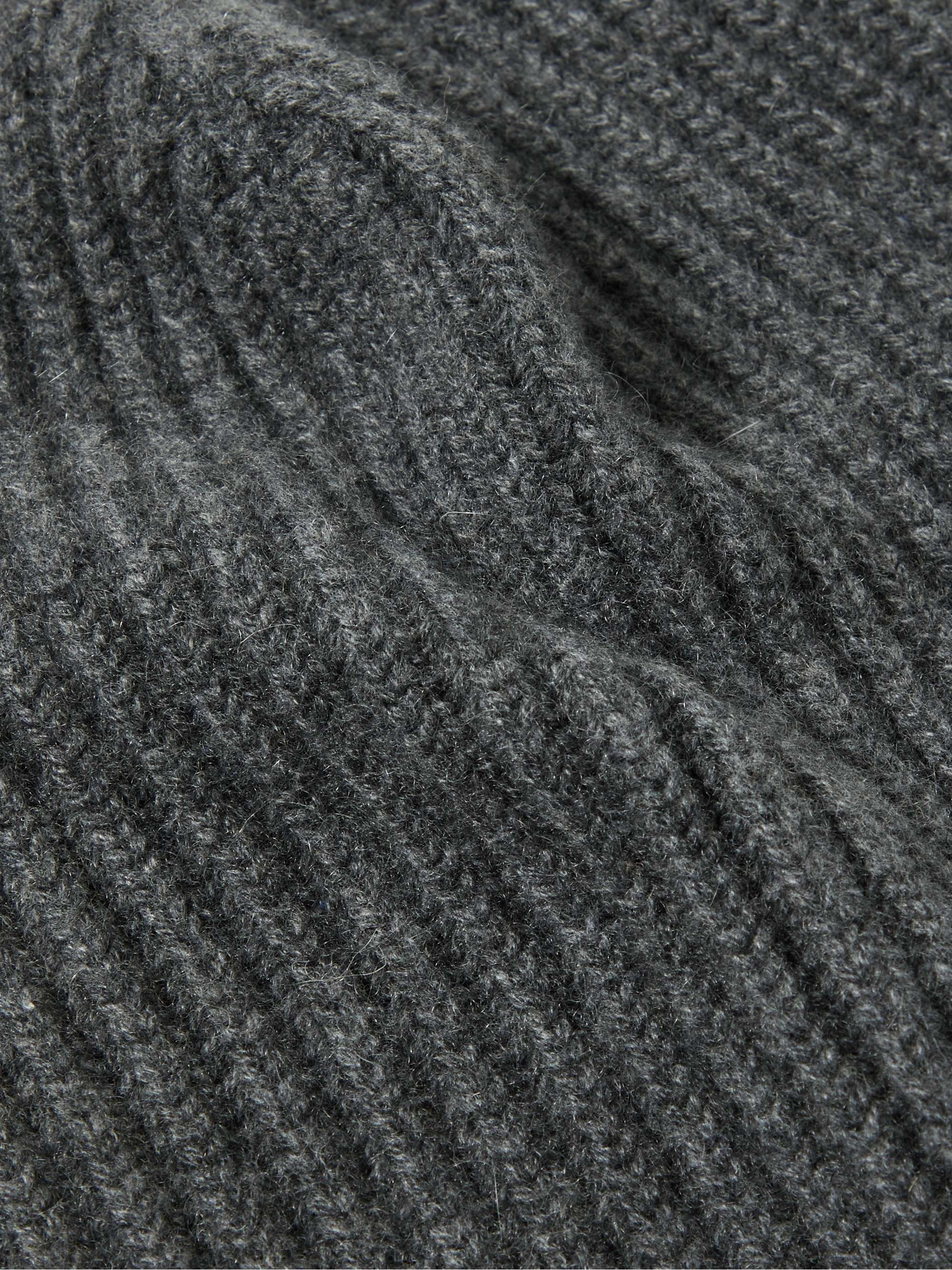 PURDEY Ribbed Cashmere Beanie