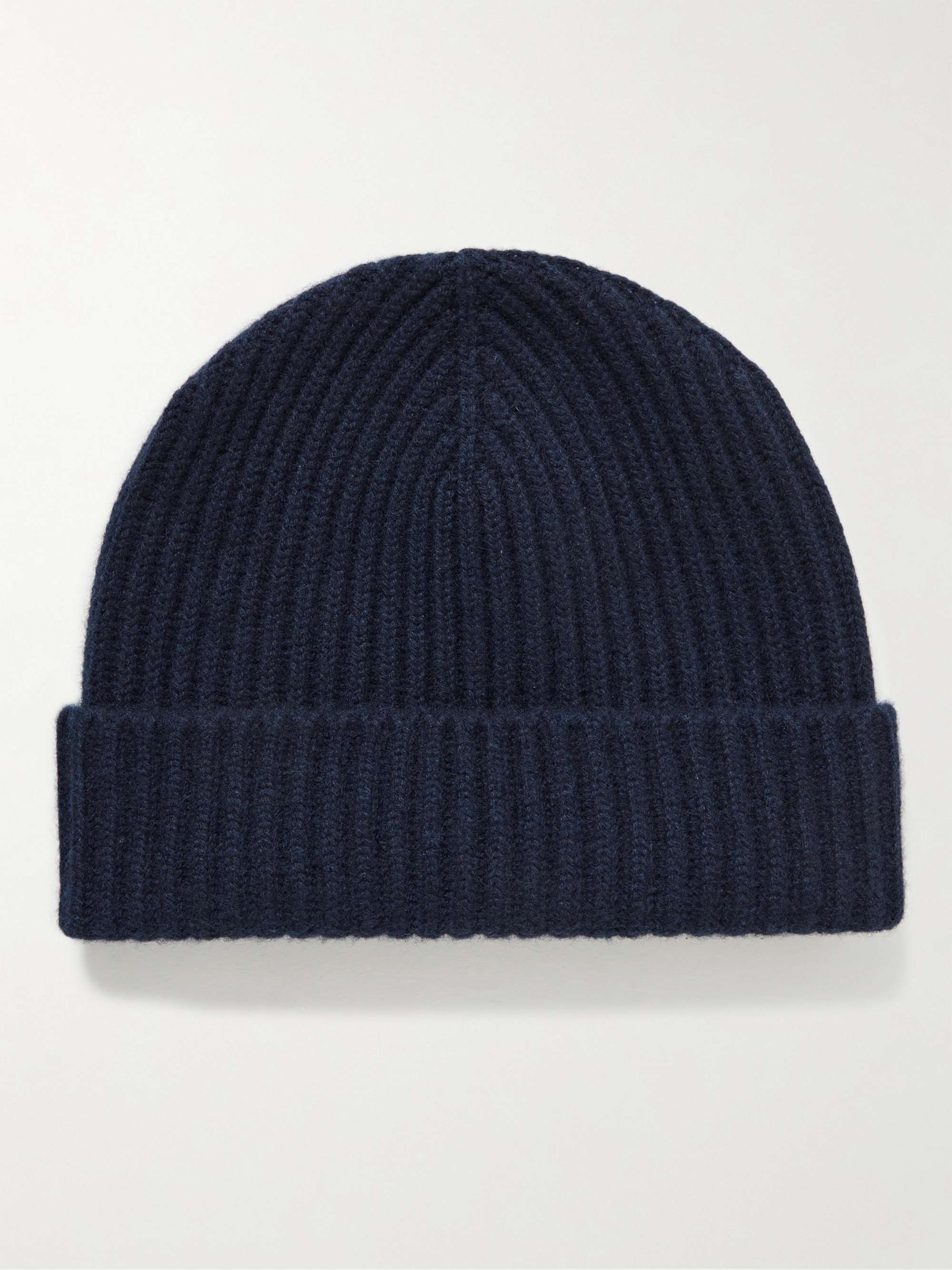 PURDEY Ribbed Cashmere Beanie