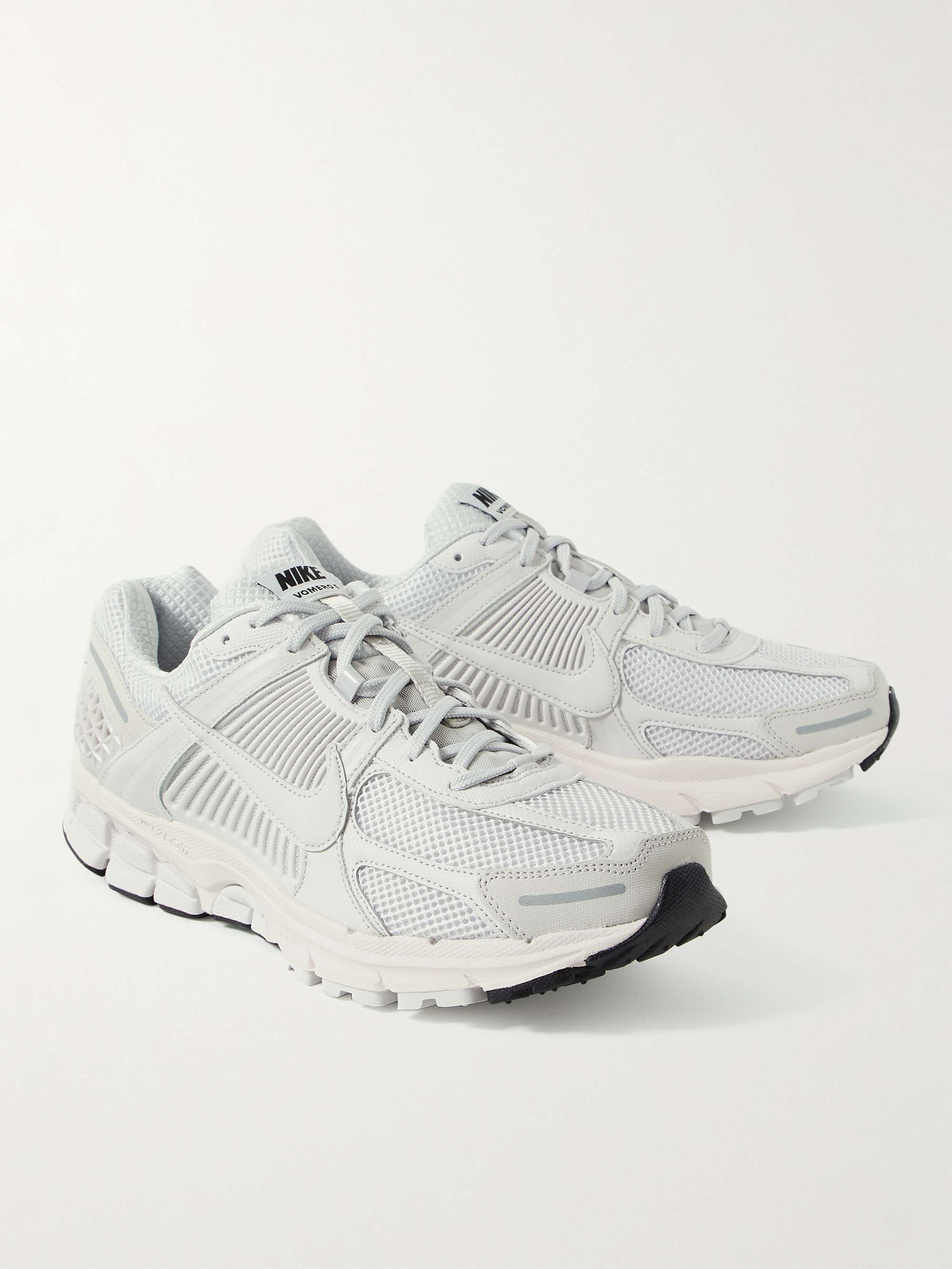 NIKE Zoom Vomero 5 Rubber-Trimmed Mesh and Leather Sneakers