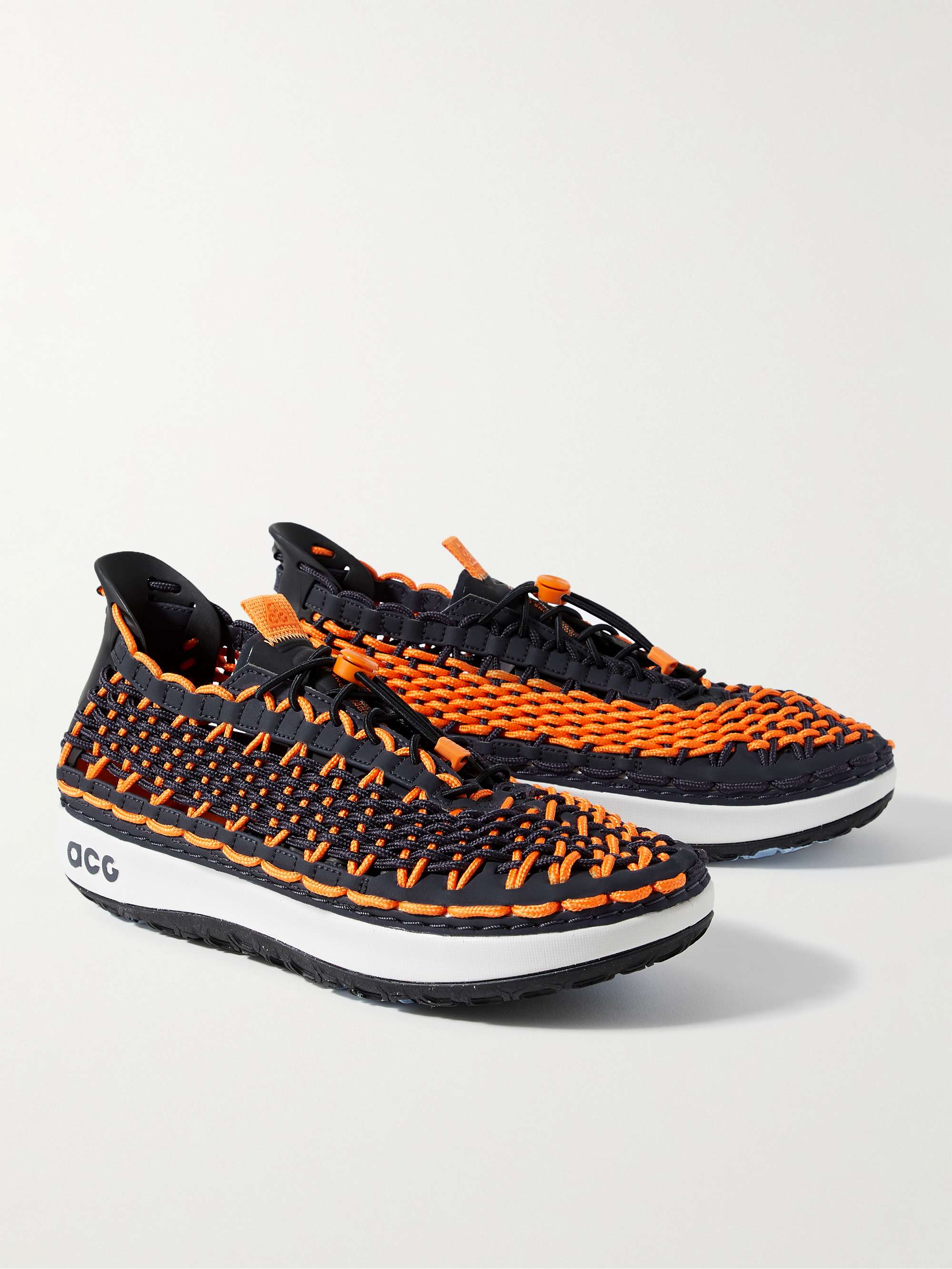 NIKE ACG Watercat+ Rubber-Trimmed Woven Cord Sneakers