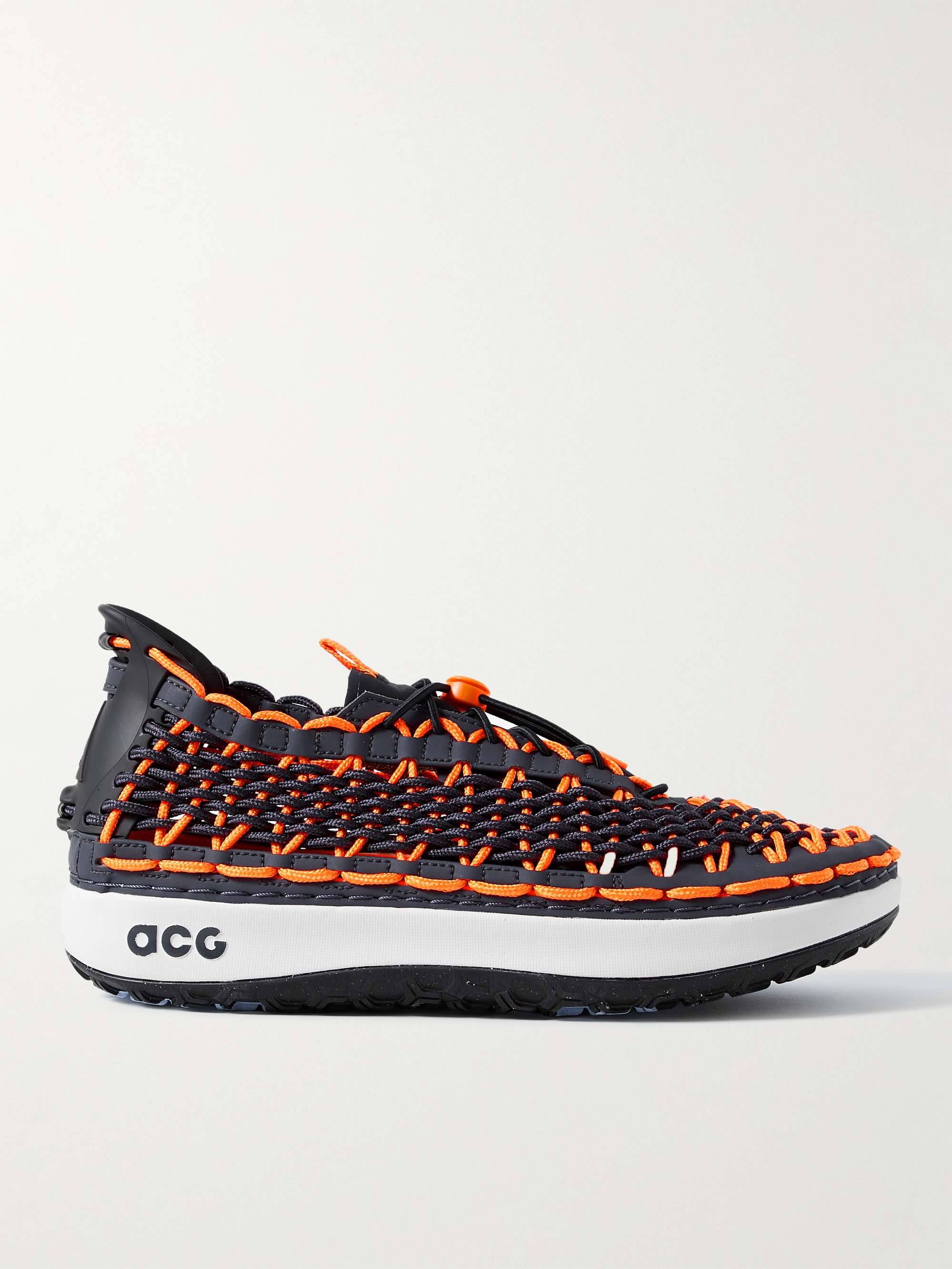 NIKE ACG Watercat+ Rubber-Trimmed Woven Cord Sneakers for Men | PORTER