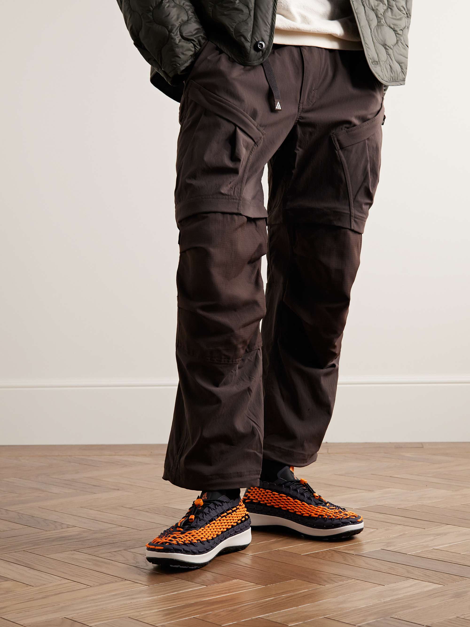 NIKE ACG Watercat+ Rubber-Trimmed Woven Cord Sneakers for Men | MR PORTER