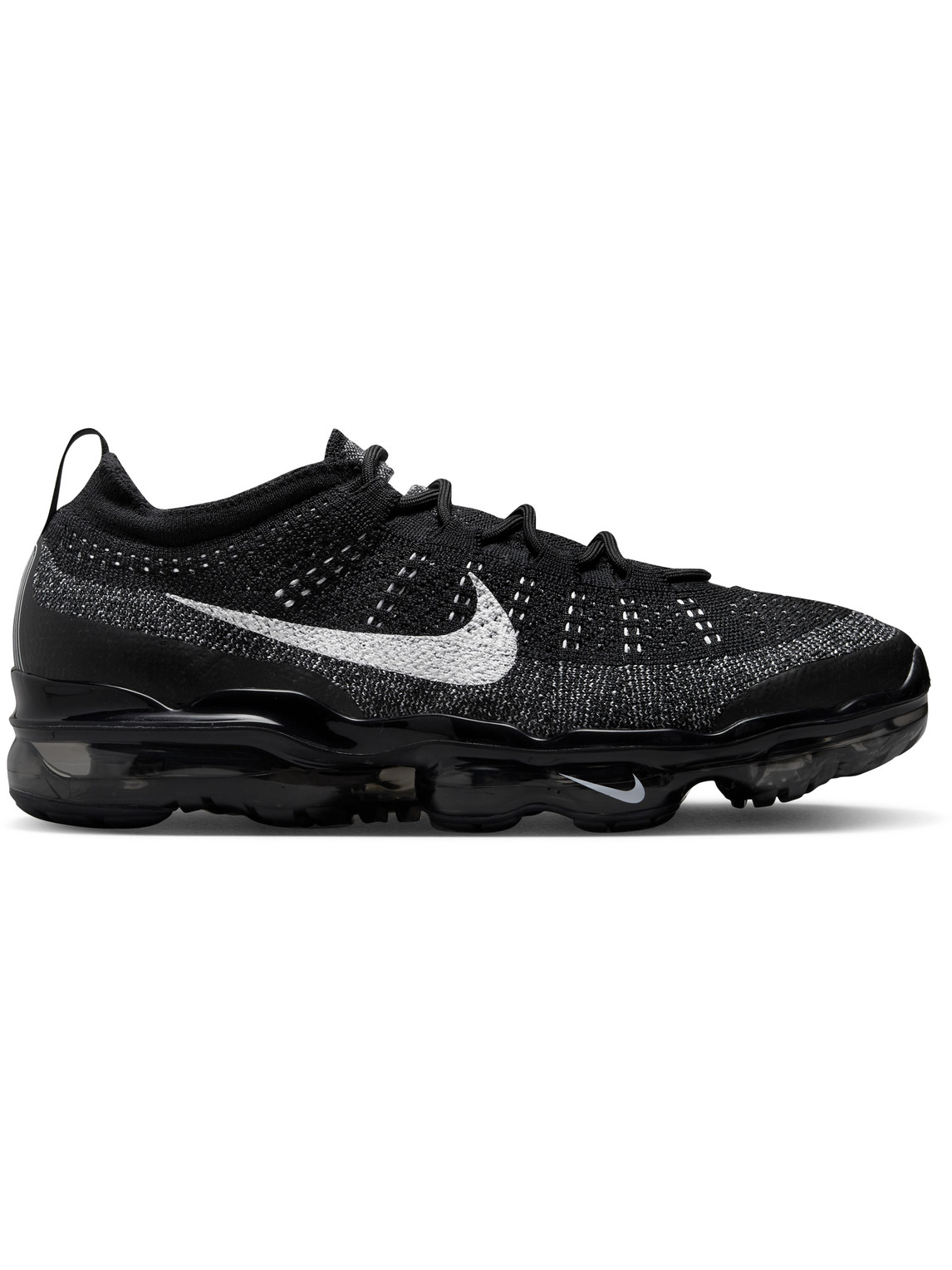 Nike Air Vapormax 2023 Flyknit Running Shoes In Black