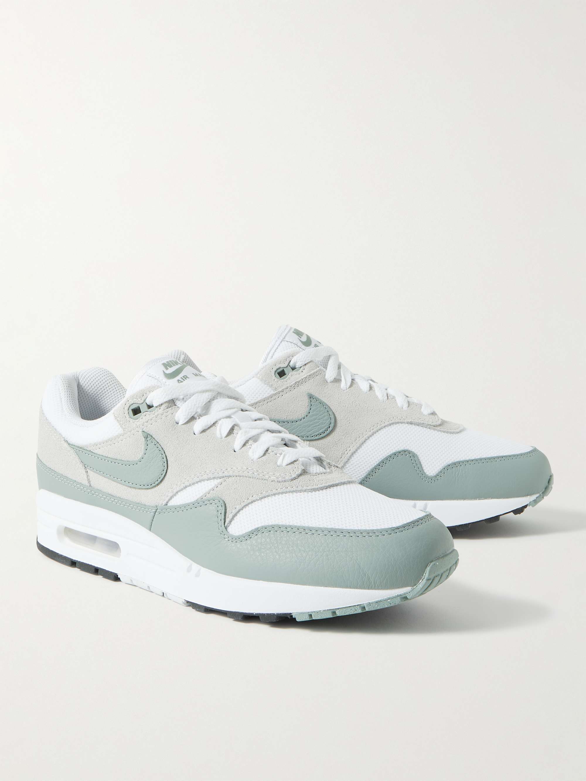 NIKE Air Max 1 SC Suede, Mesh and Leather Sneakers for Men | MR PORTER